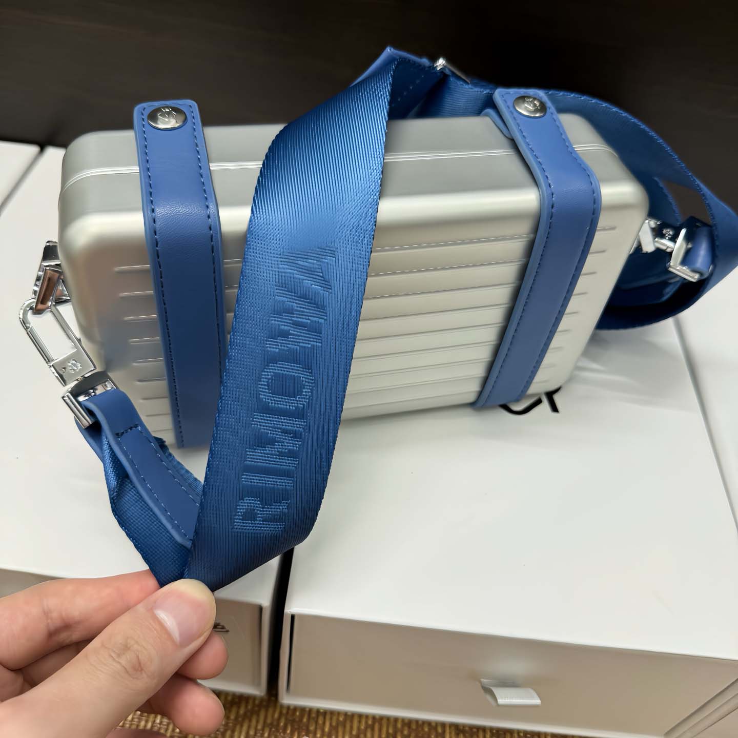 Rimowa Personal Aluminum Cross-Body Bag - FashionPlug