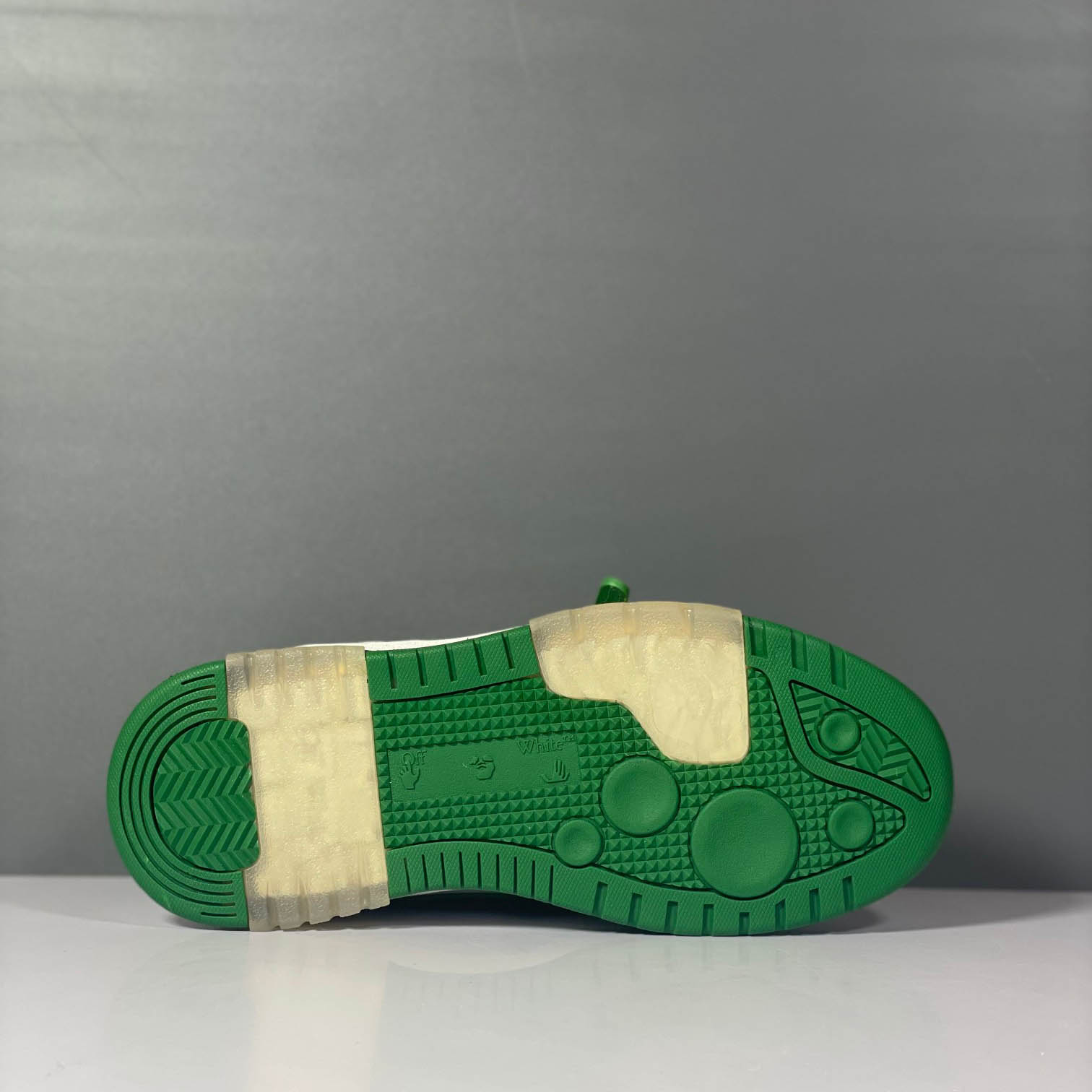 Off-White Out Of Office Low 'White Green' - FashionPlug