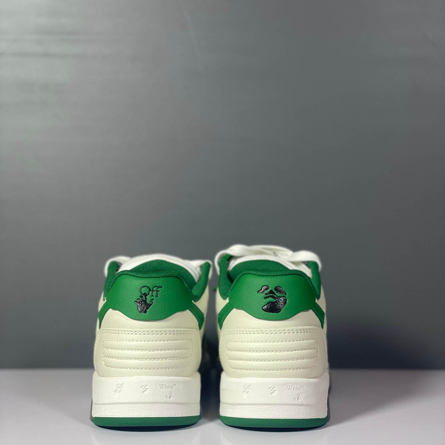 Off-White Out Of Office Low 'White Green' - FashionPlug