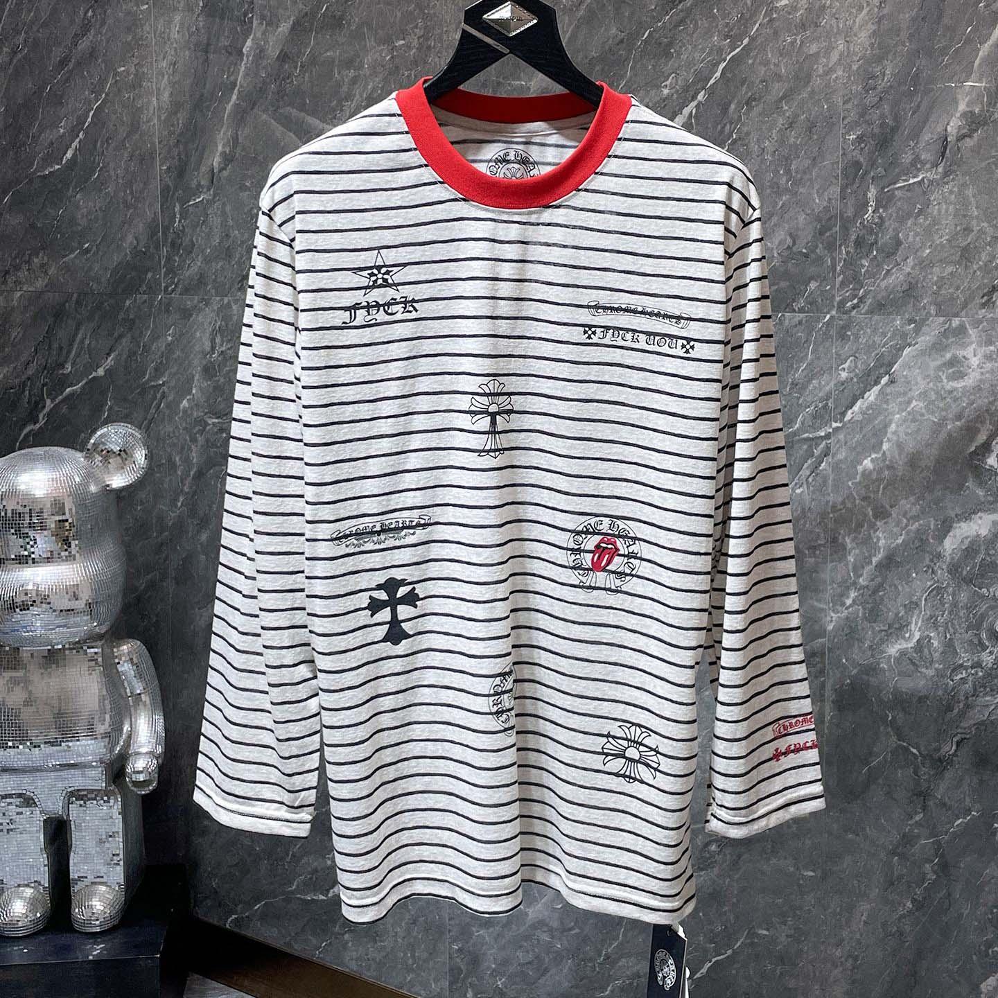 Chrome Hearts Long-sleeve T-shirt  - FashionPlug