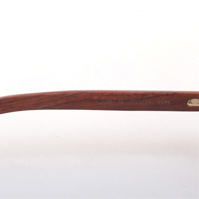 Cartier CT 3524012 Wood Sunglasses In Gold Brown - FashionPlug