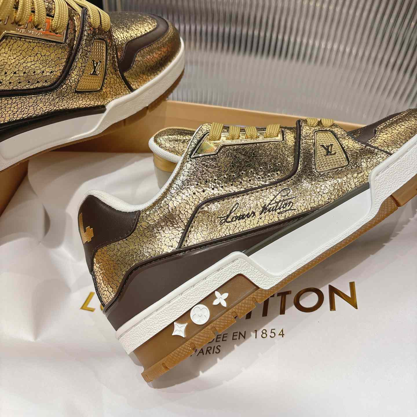 Louis Vuitton LV Trainer Sneaker    1AJA14 - FashionPlug