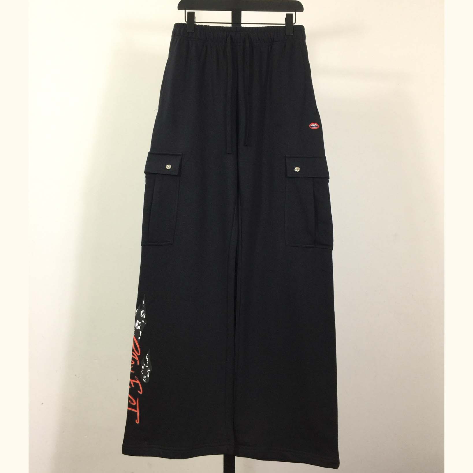 Chrome Hearts x Matty Boy Stay Fast Sweatpants 'Black' - FashionPlug