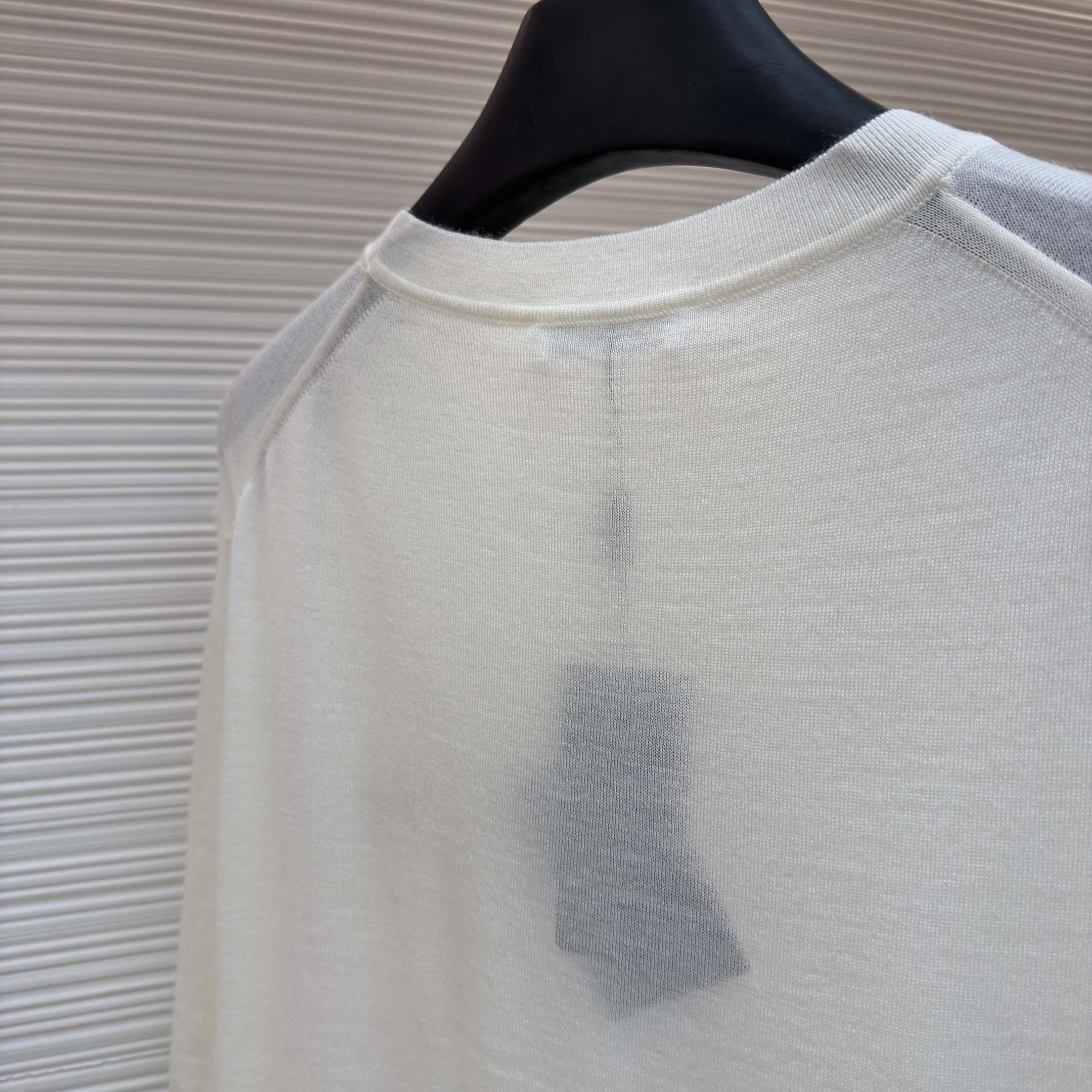 Prada Superfine Wool Crew-neck Sweater - FashionPlug