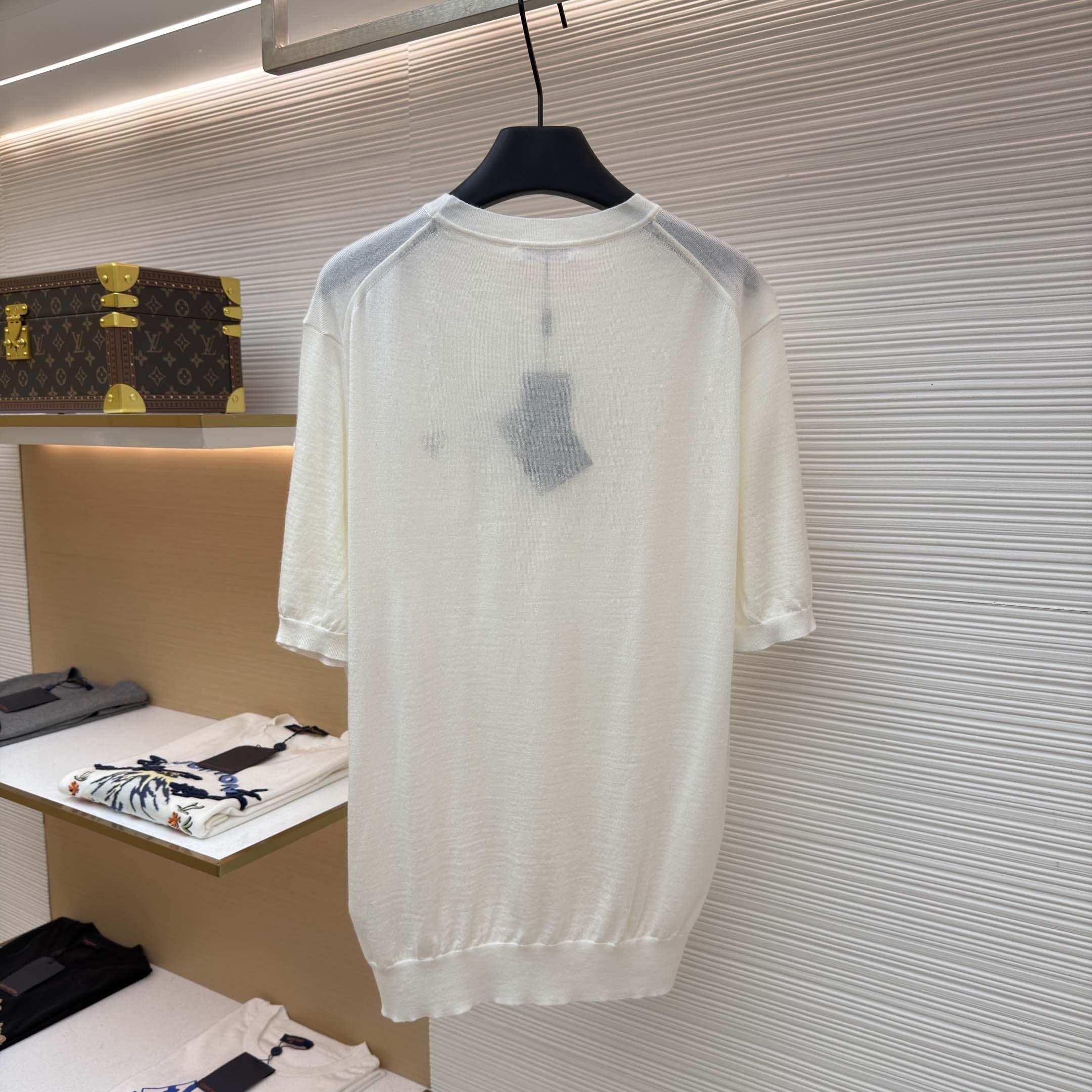 Prada Superfine Wool Crew-neck Sweater - FashionPlug