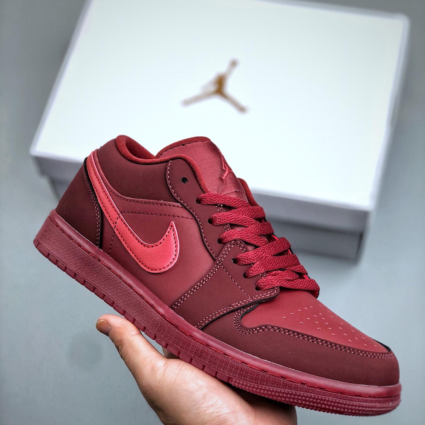 Air Jordan 1 Low  In Team Red/Sierra Red IB7012-600  - FashionPlug