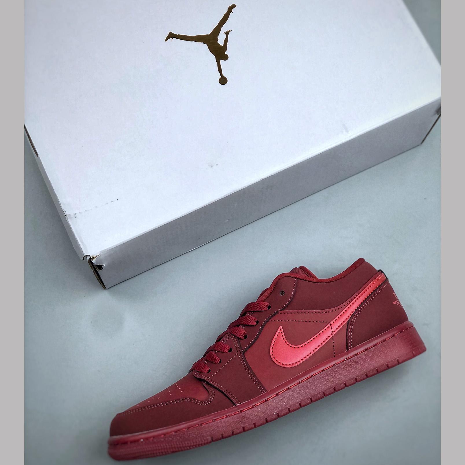 Air Jordan 1 Low  In Team Red/Sierra Red IB7012-600  - FashionPlug