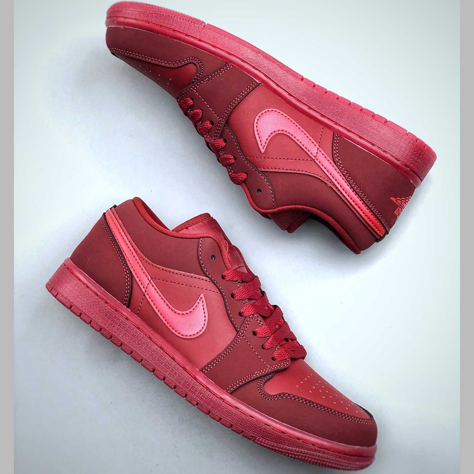 Air Jordan 1 Low  In Team Red/Sierra Red IB7012-600  - FashionPlug