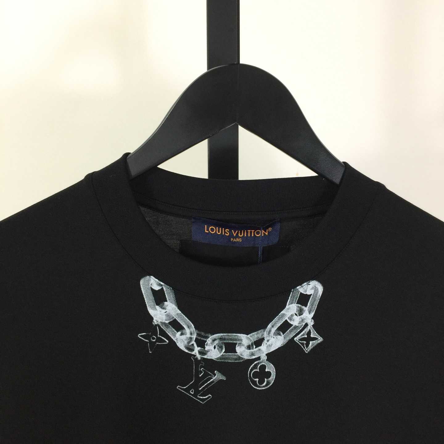 Louis Vuitton Chain Detail T-Shirt  - FashionPlug