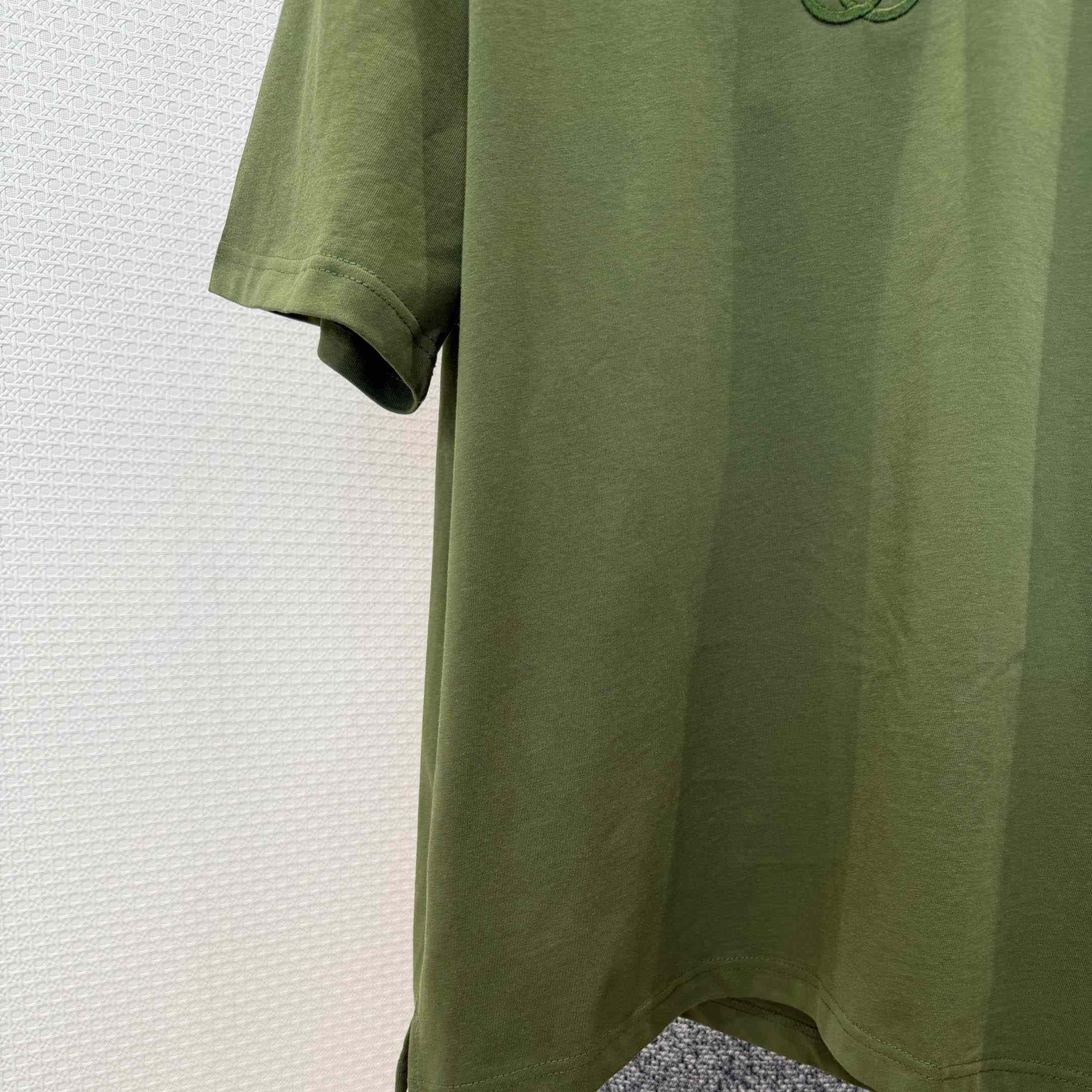 Gucci Cotton Jersey T-shirt With Embroidery - FashionPlug