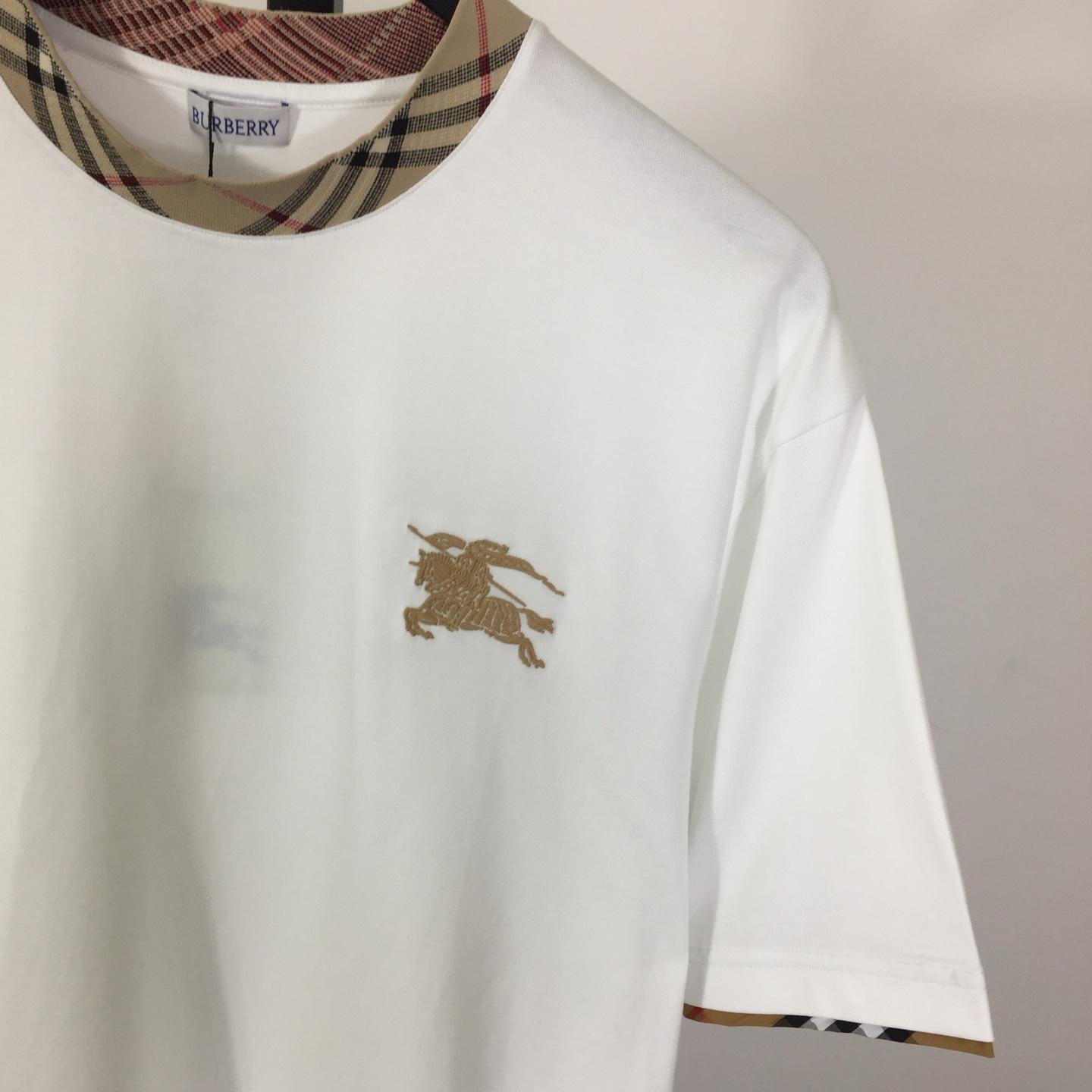 Burberry Logo Cotton T-shirt - FashionPlug
