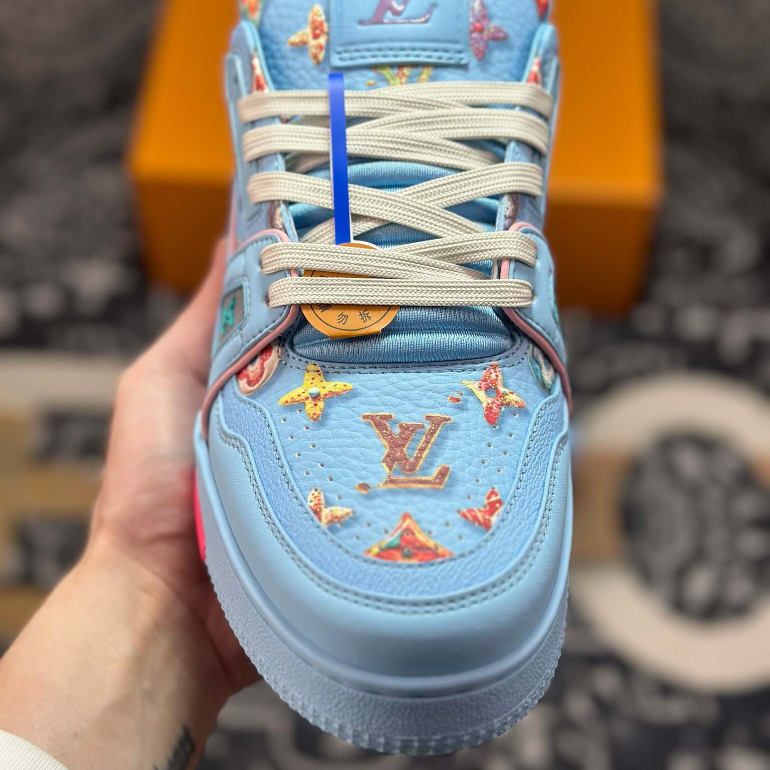 Louis Vuitton LV Trainer Sneaker - FashionPlug