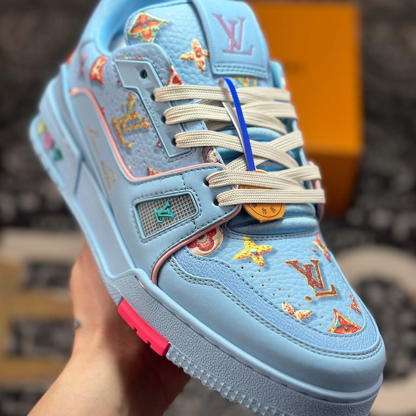 Louis Vuitton LV Trainer Sneaker - FashionPlug