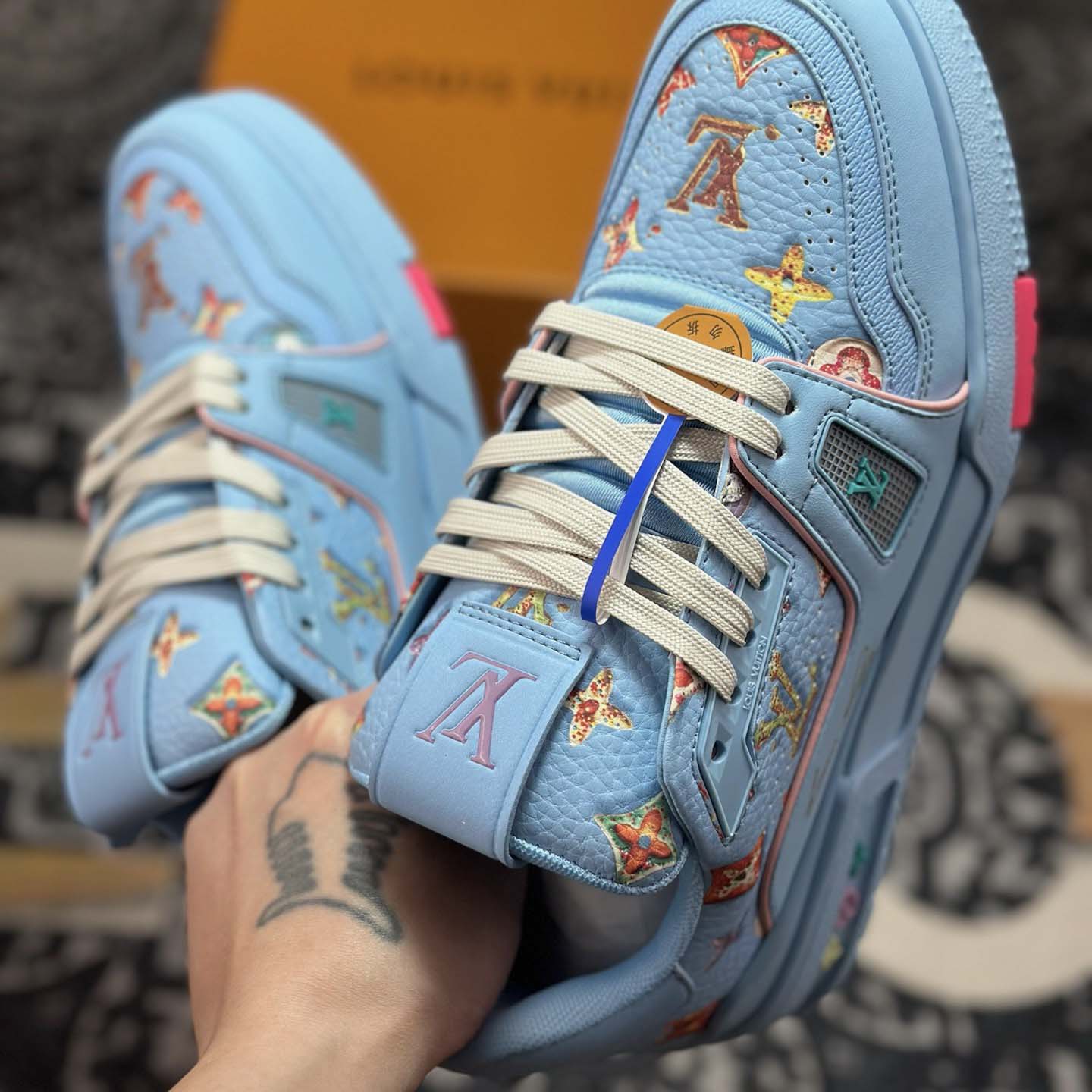 Louis Vuitton LV Trainer Sneaker - FashionPlug