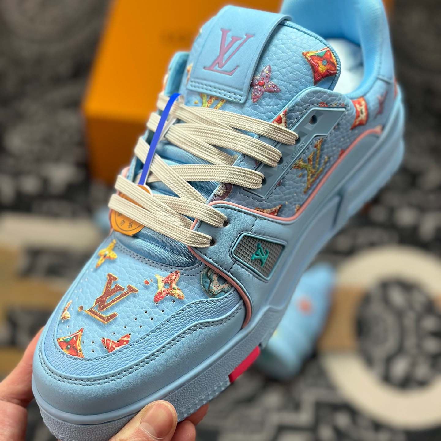 Louis Vuitton LV Trainer Sneaker - FashionPlug