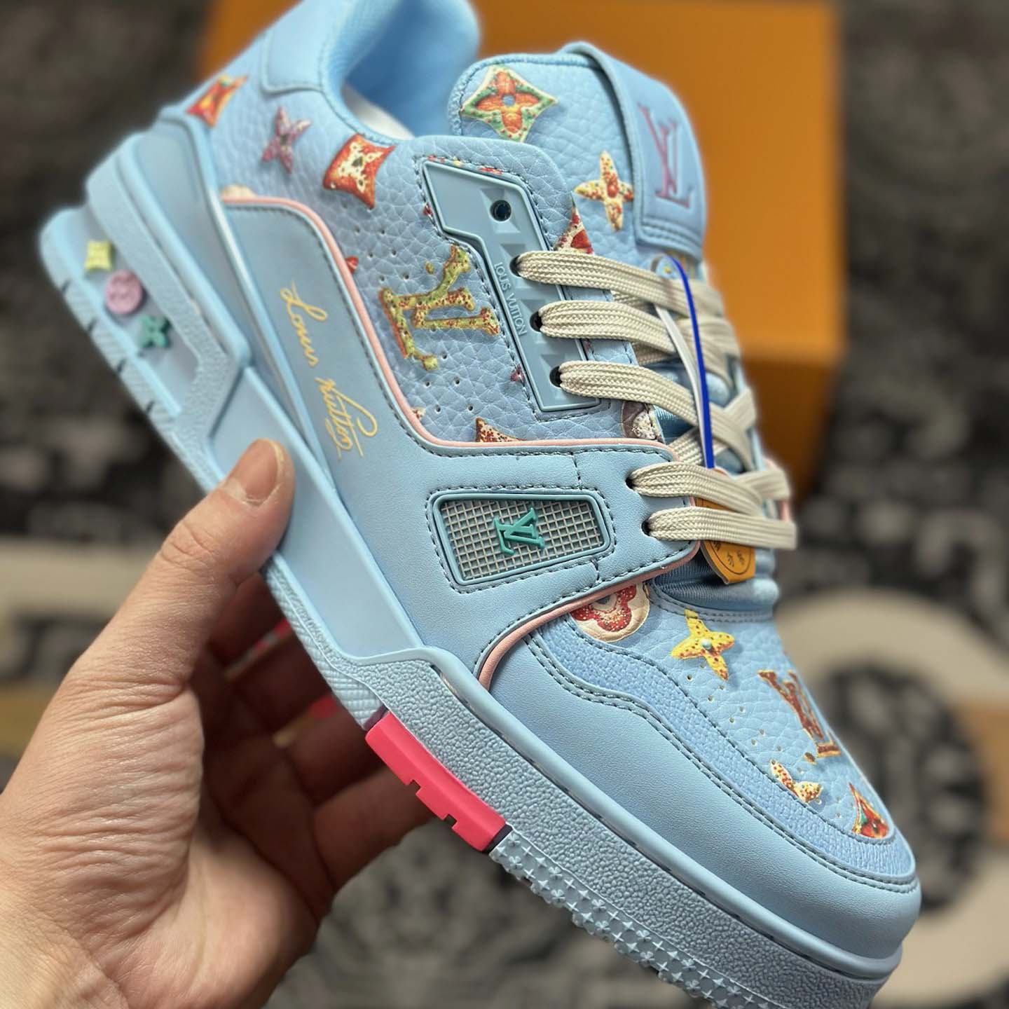 Louis Vuitton LV Trainer Sneaker - FashionPlug