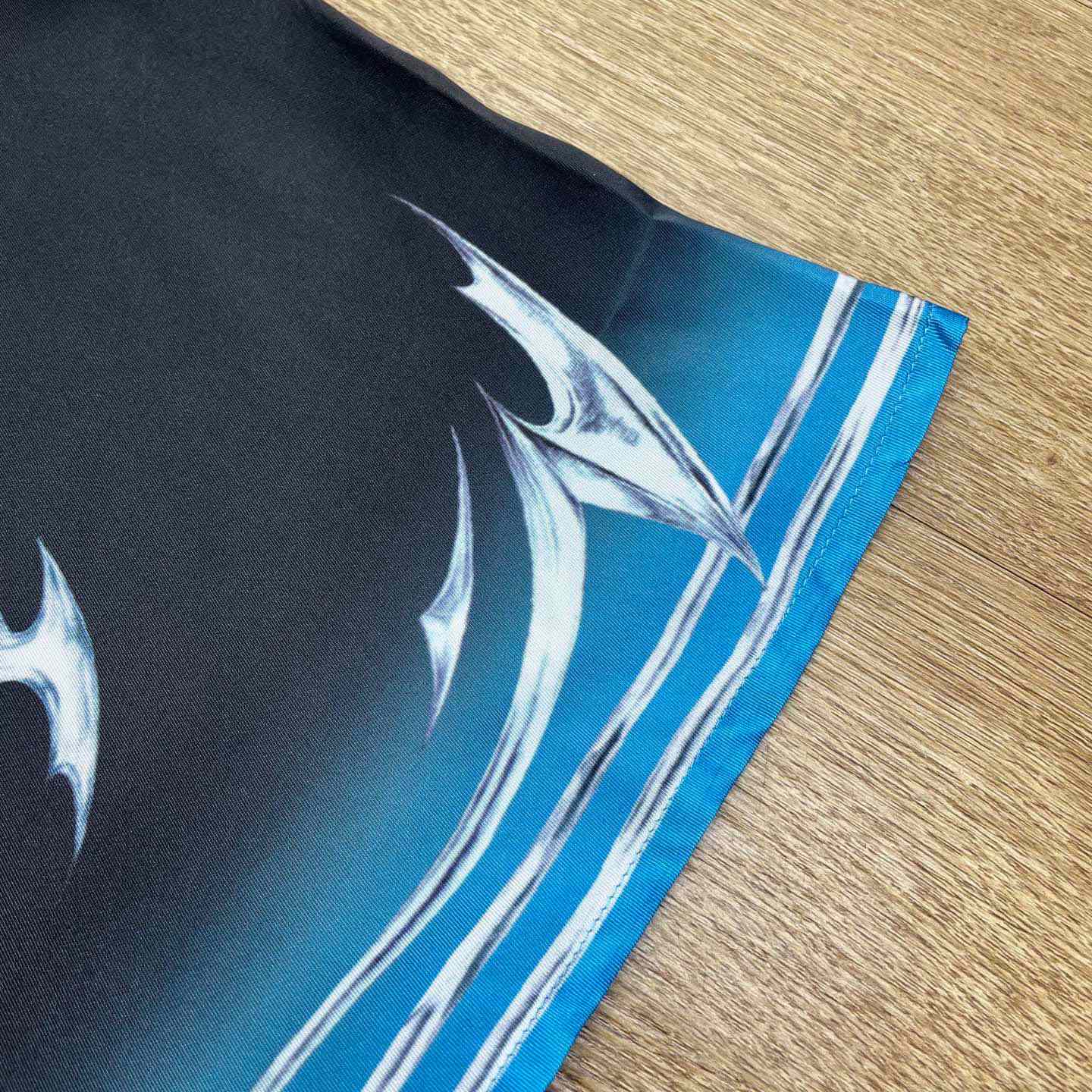 Casablanca Blades Short Sleeve Silk Satin Shirt CA3571 - FashionPlug