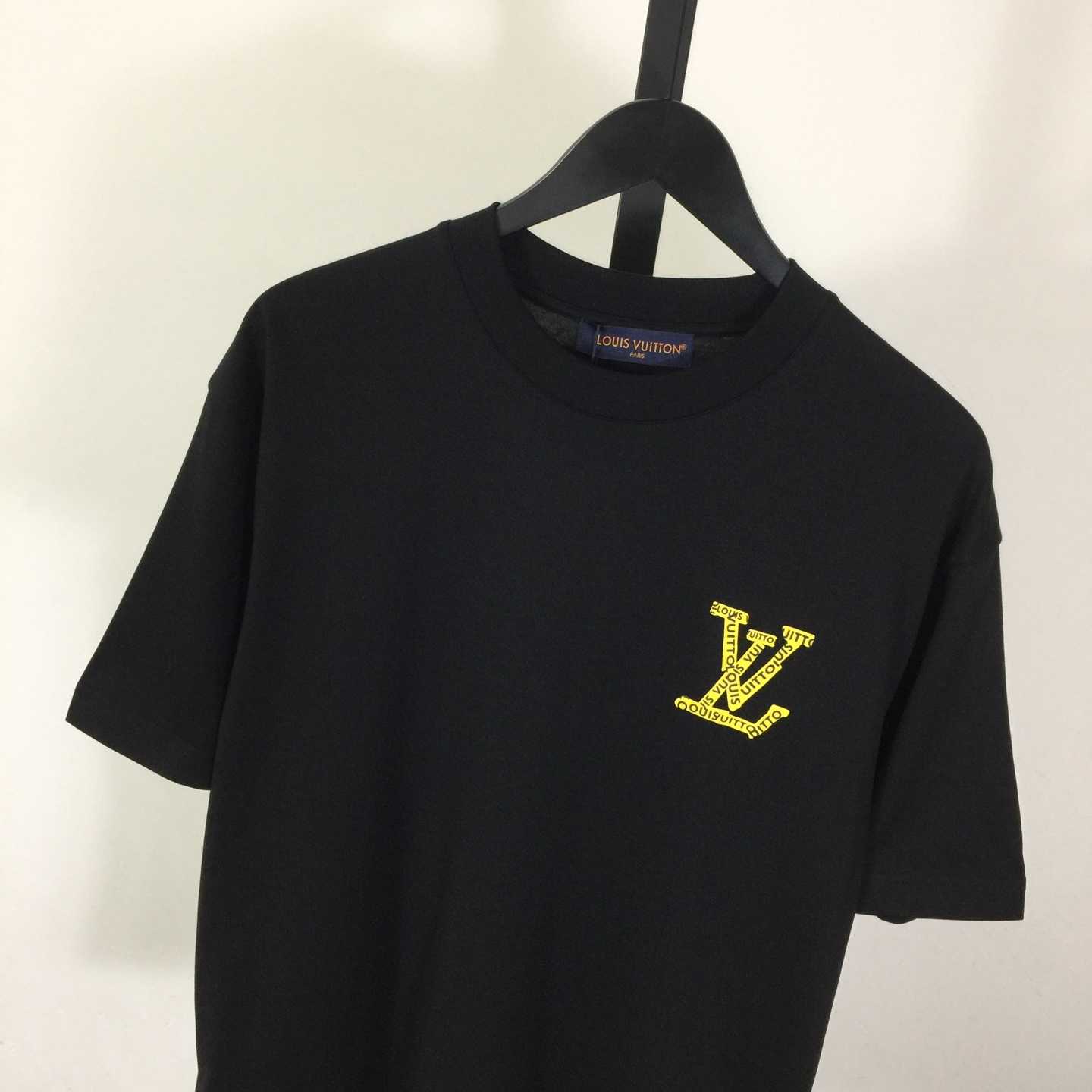 Louis Vuitton Logo Cotton T-Shirt  - FashionPlug