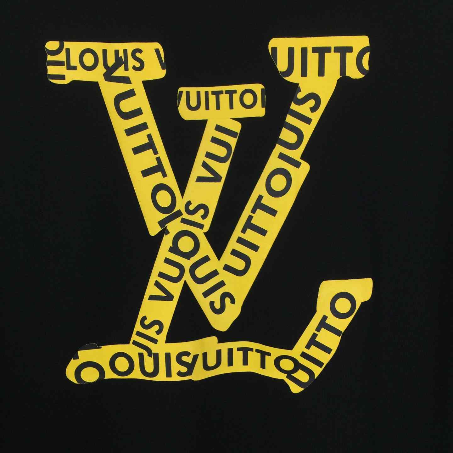 Louis Vuitton Logo Cotton T-Shirt  - FashionPlug