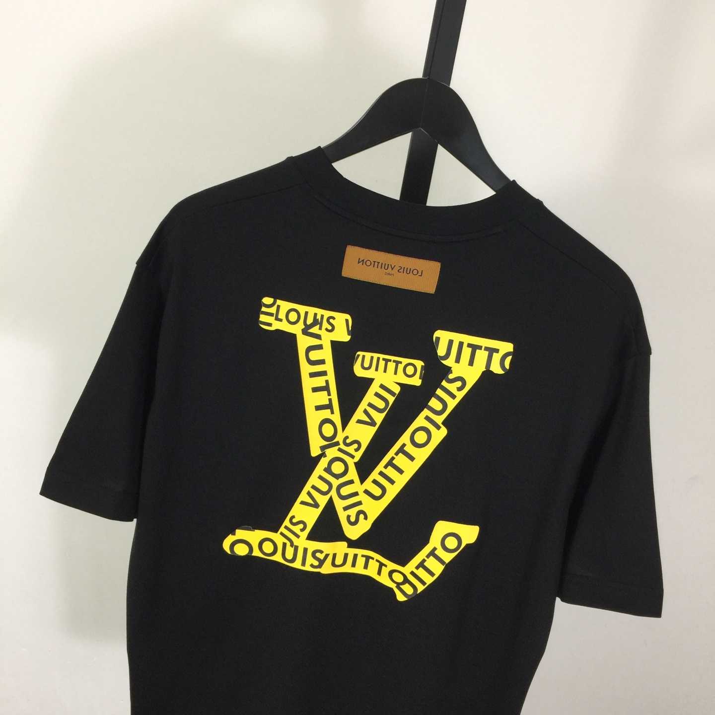 Louis Vuitton Logo Cotton T-Shirt  - FashionPlug