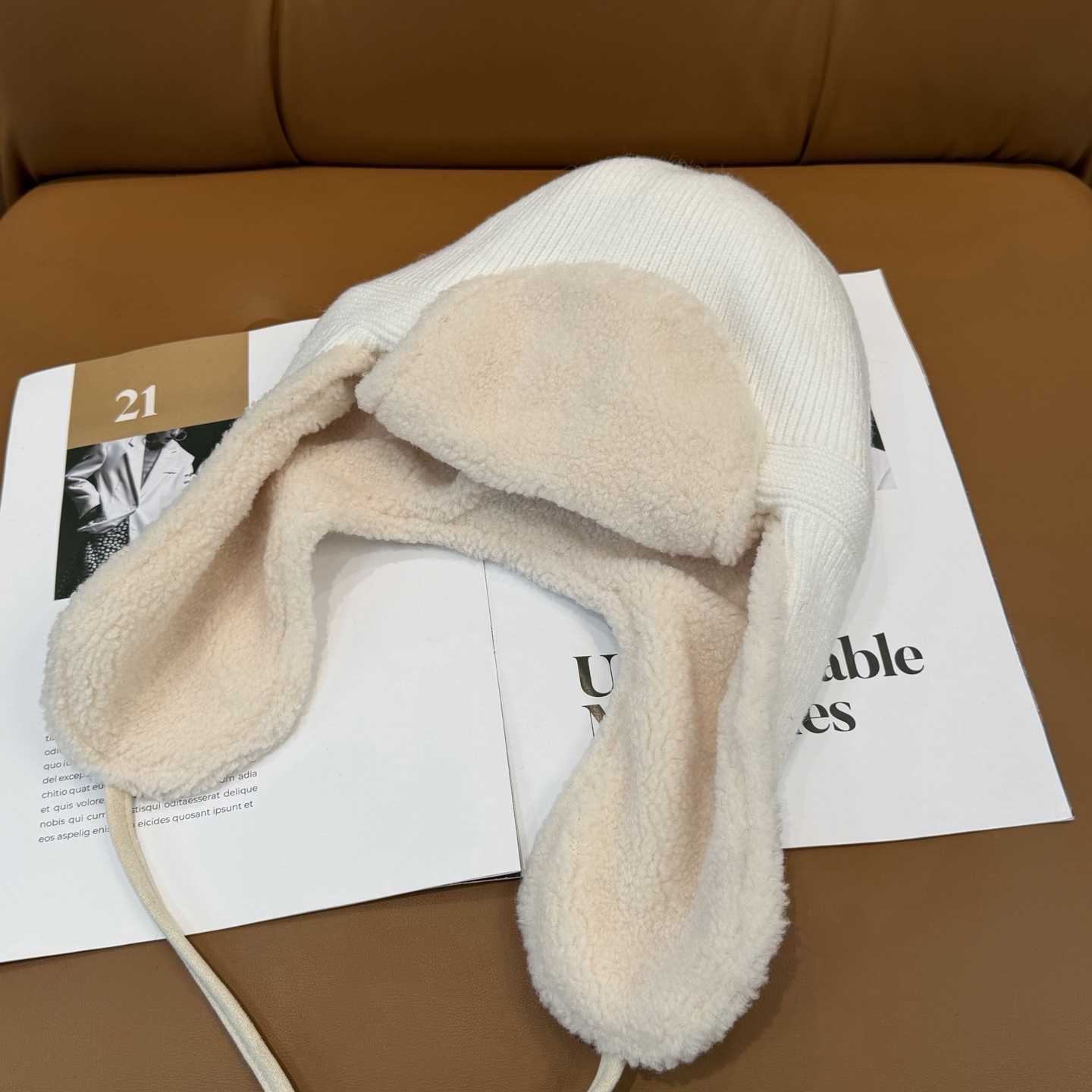 Miu Miu Sherpa Trapper - FashionPlug