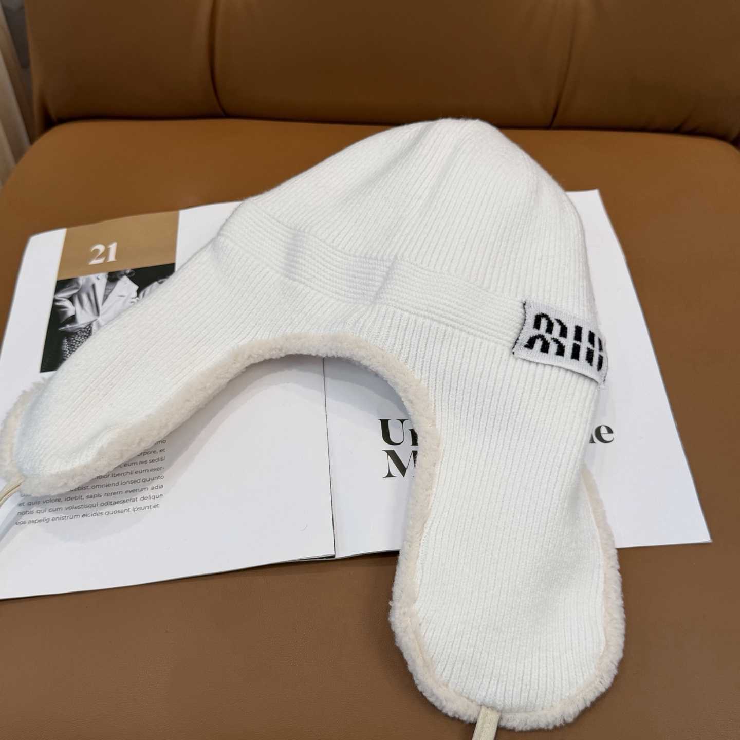 Miu Miu Sherpa Trapper - FashionPlug