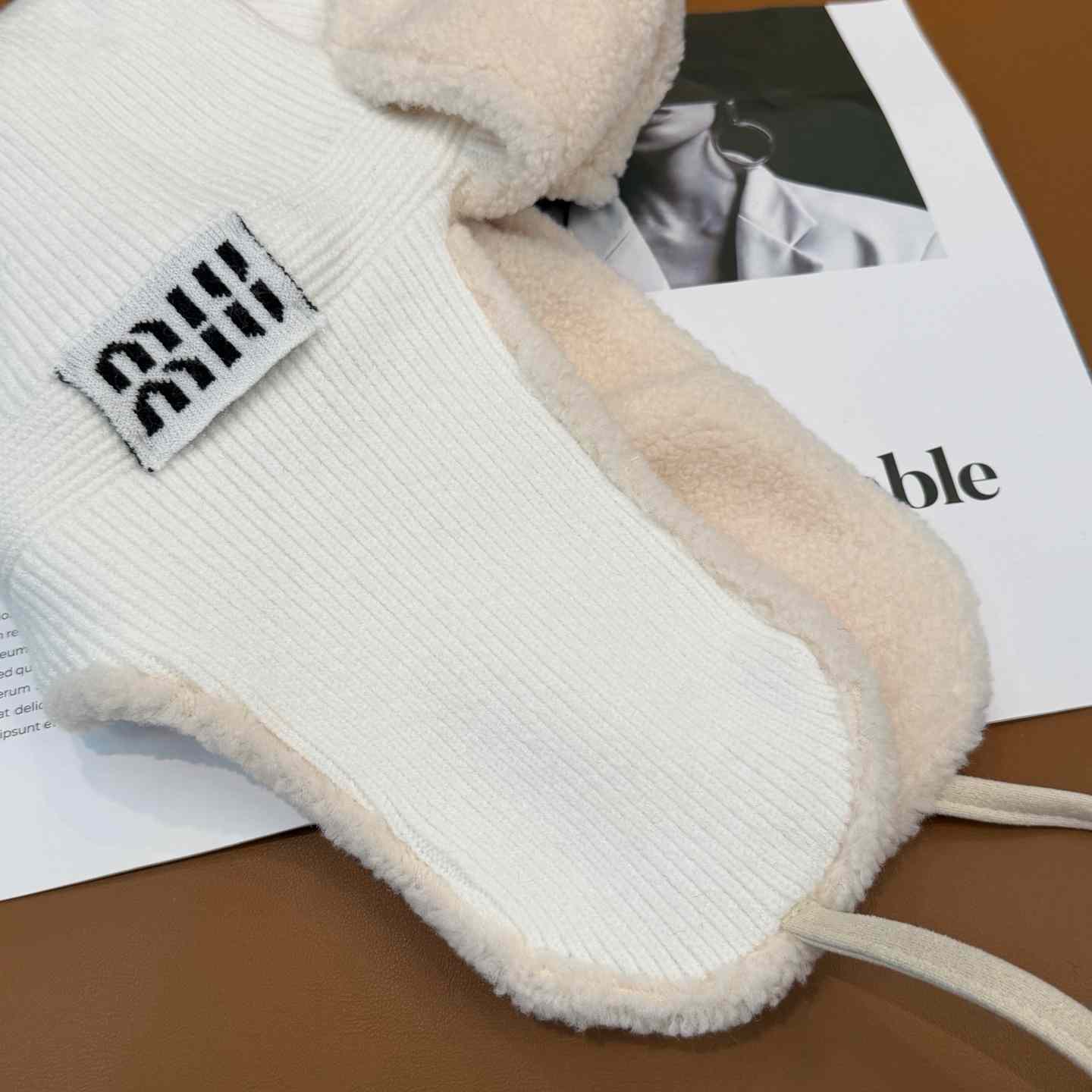 Miu Miu Sherpa Trapper - FashionPlug