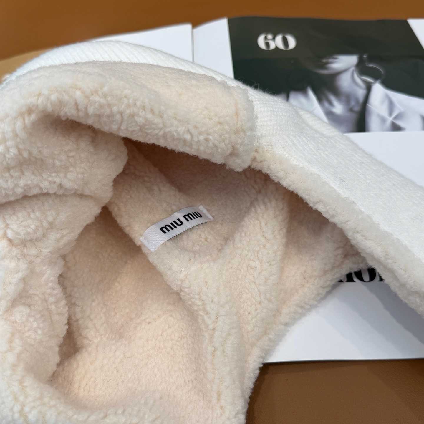 Miu Miu Sherpa Trapper - FashionPlug