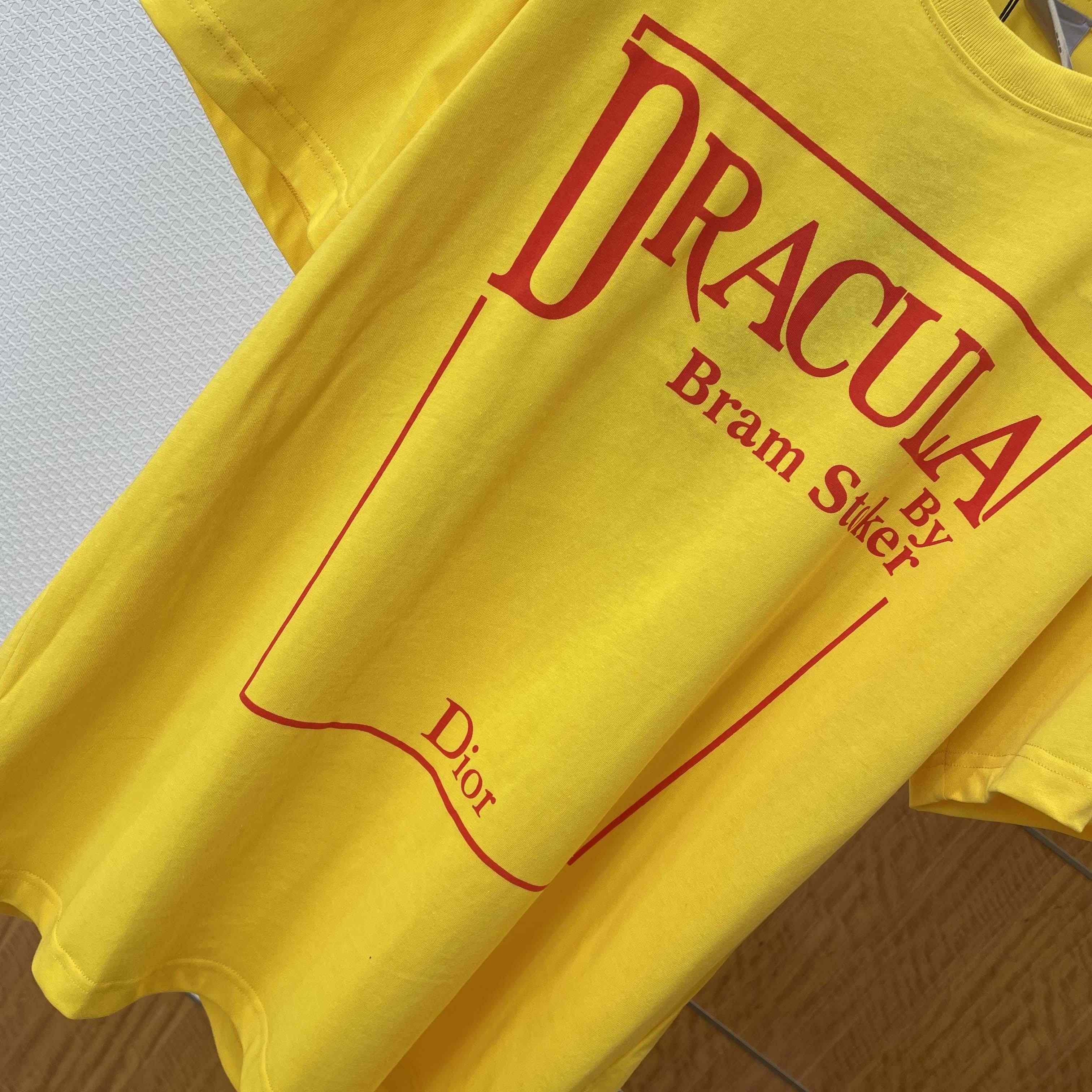 Dior T-Shirt with Book Cover Embroidery - FashionPlug