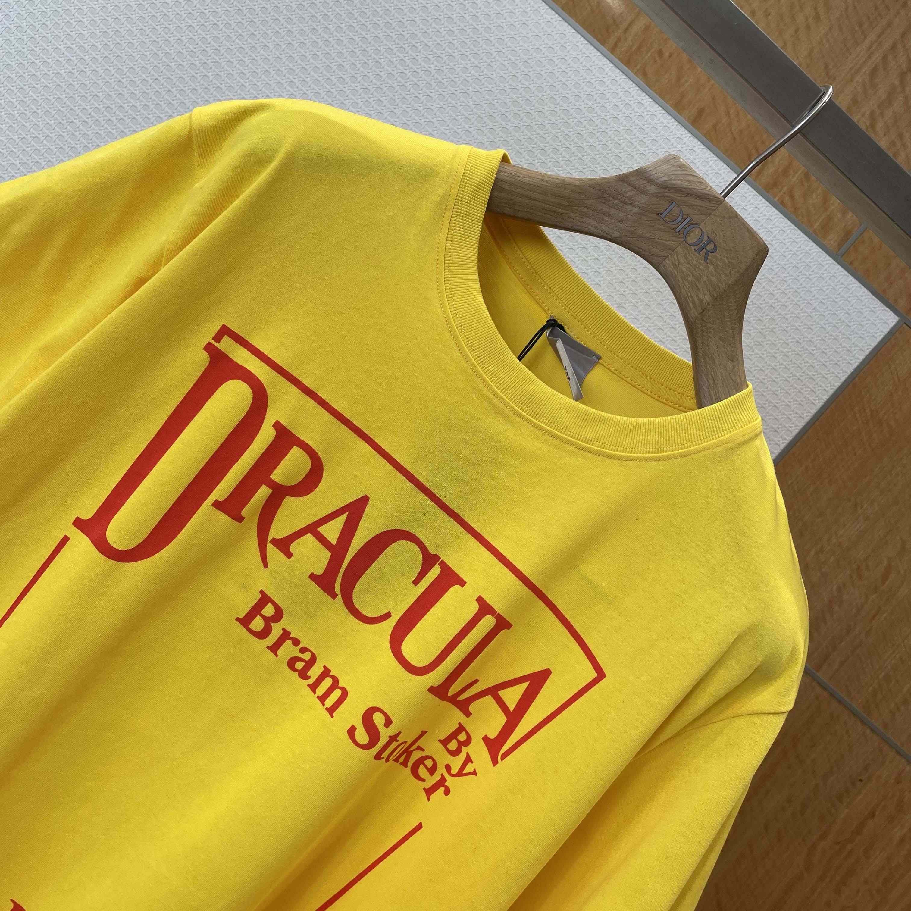 Dior T-Shirt with Book Cover Embroidery - FashionPlug