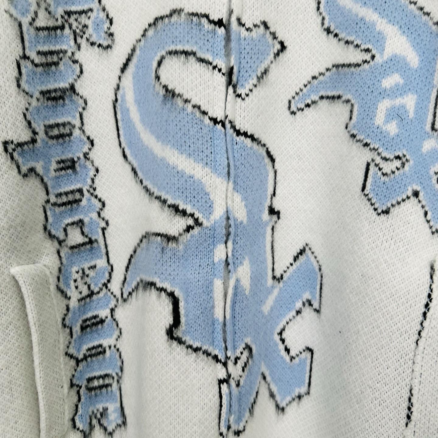 Supreme x Chicago White Sox Zip Up Hooded Sweater 'White' - FashionPlug