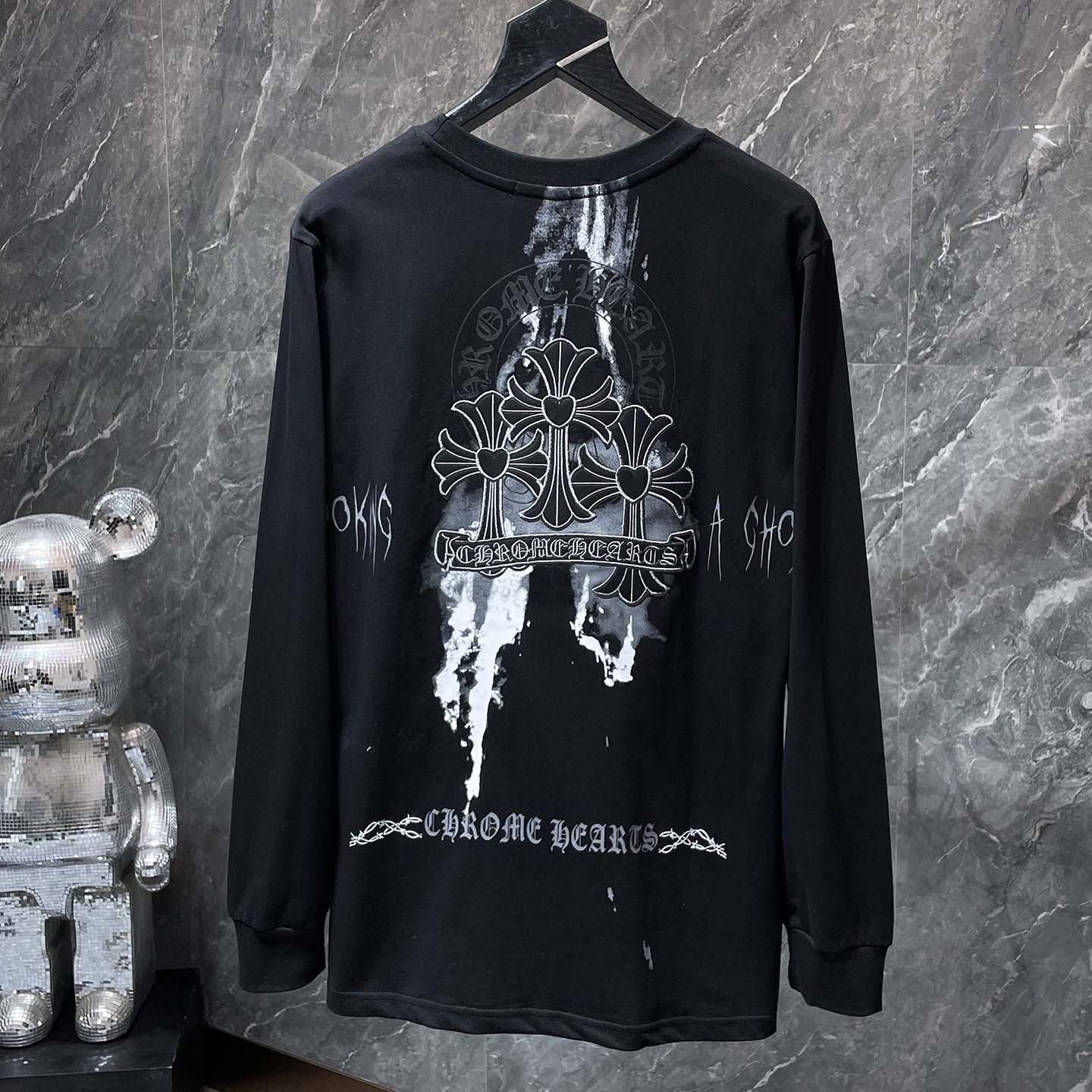 Chrome Hearts Long-sleeve T-shirt  - FashionPlug