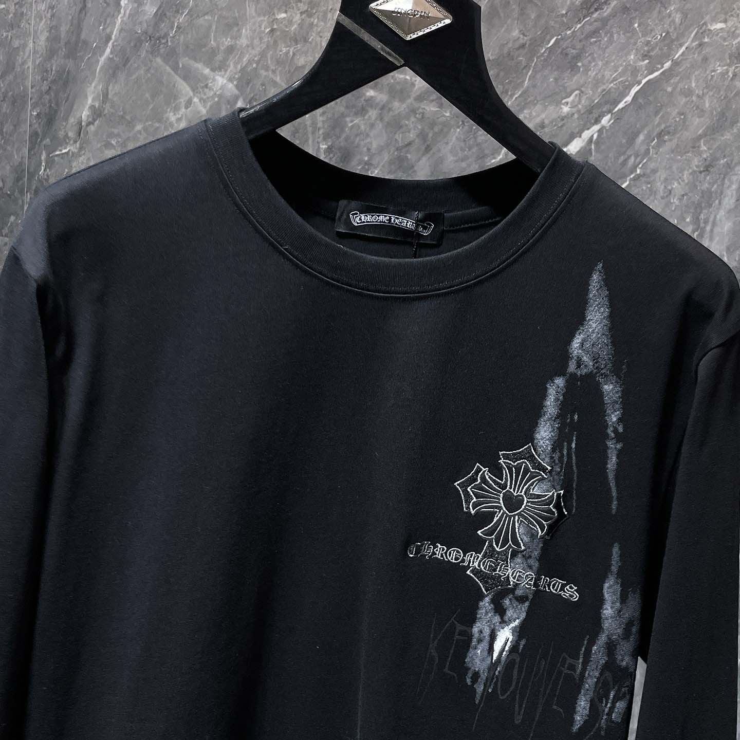 Chrome Hearts Long-sleeve T-shirt  - FashionPlug