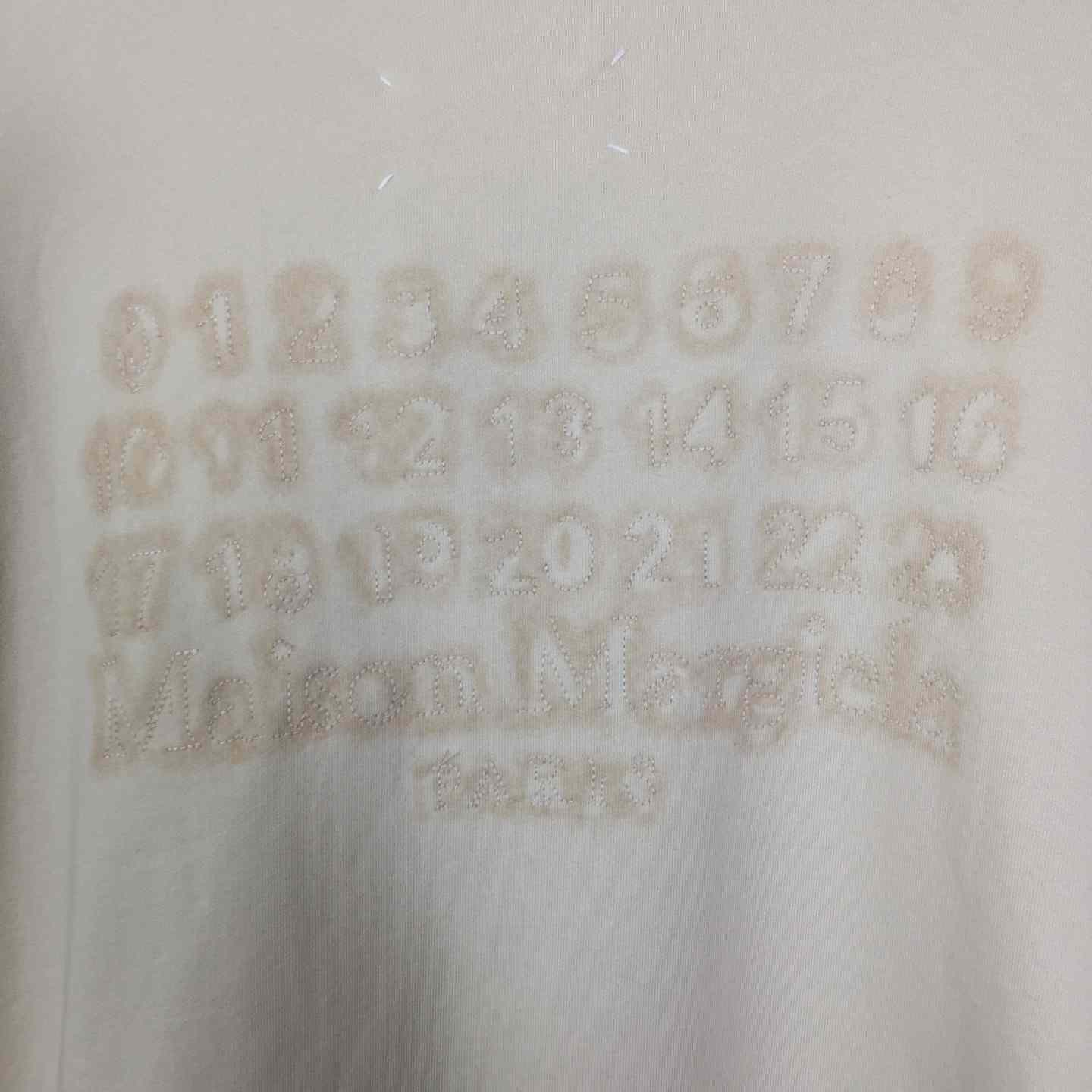 MM6 Maison Margiela Embroidered logo hoodie - FashionPlug