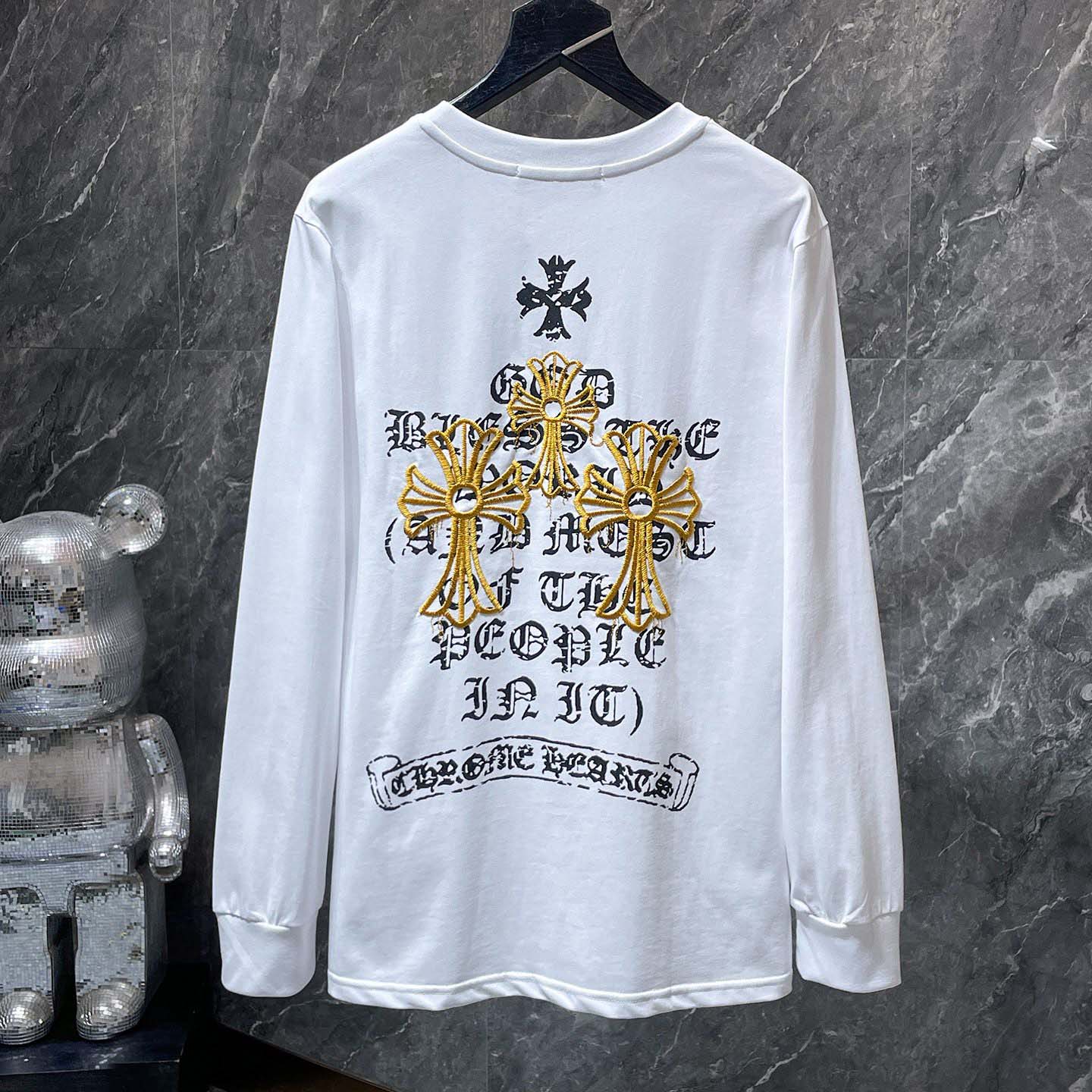 Chrome Hearts Long-sleeve T-shirt  - FashionPlug