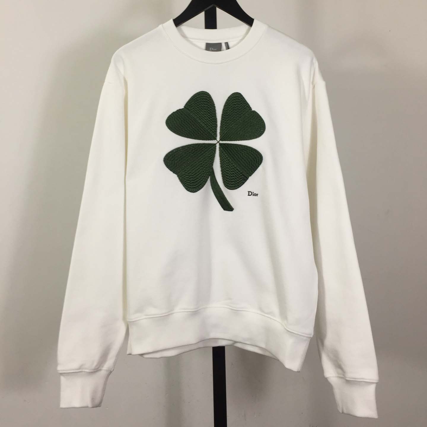 Dior Sweatshirt with Dior Clover Embroidery - FashionPlug