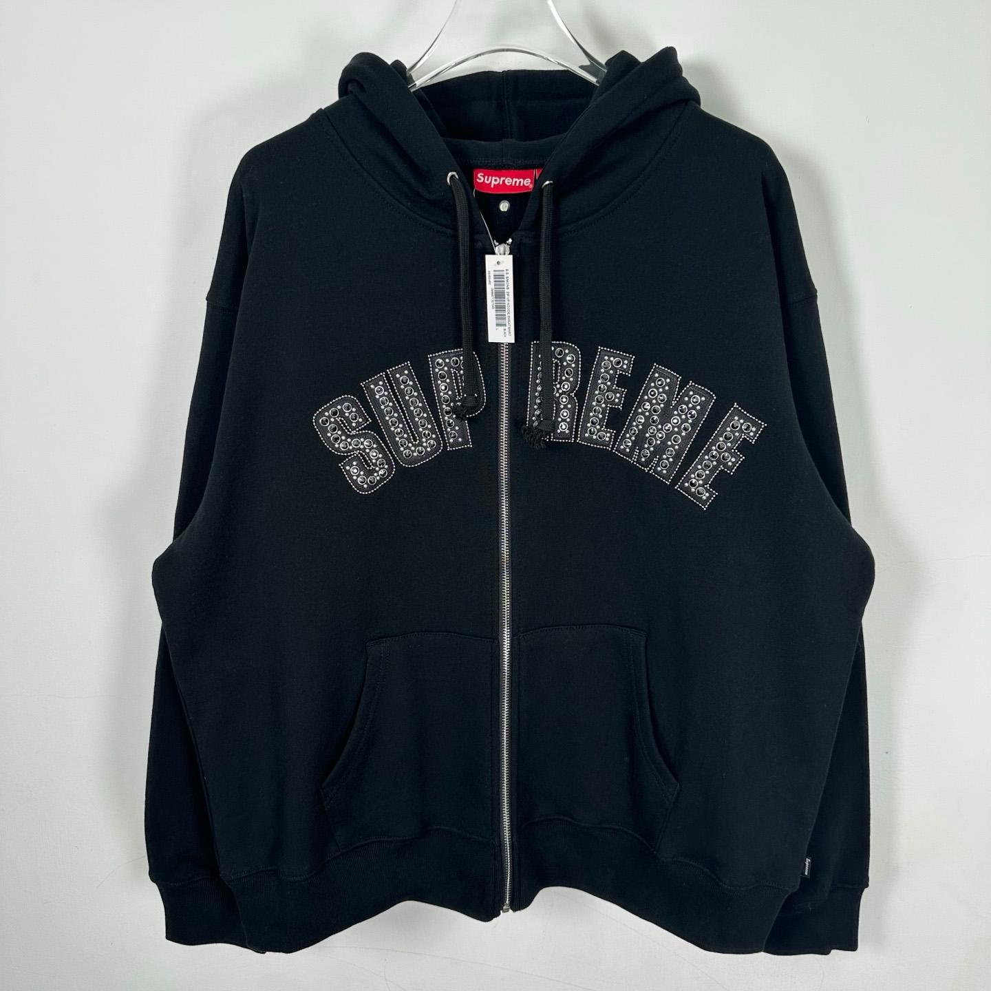 Supreme x B.B. Simon Zip Up Hooded Sweatshirt 'Black' - FashionPlug