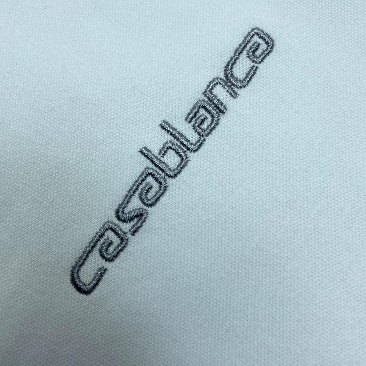 Casablanca Laurel Pique Short Sleeve Polo Shirt C1138 - FashionPlug