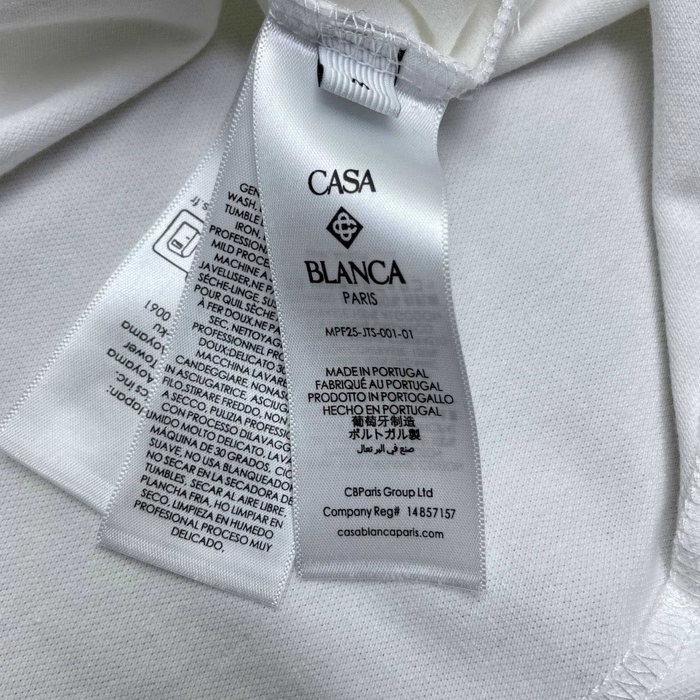 Casablanca Laurel Pique Short Sleeve Polo Shirt C1138 - FashionPlug