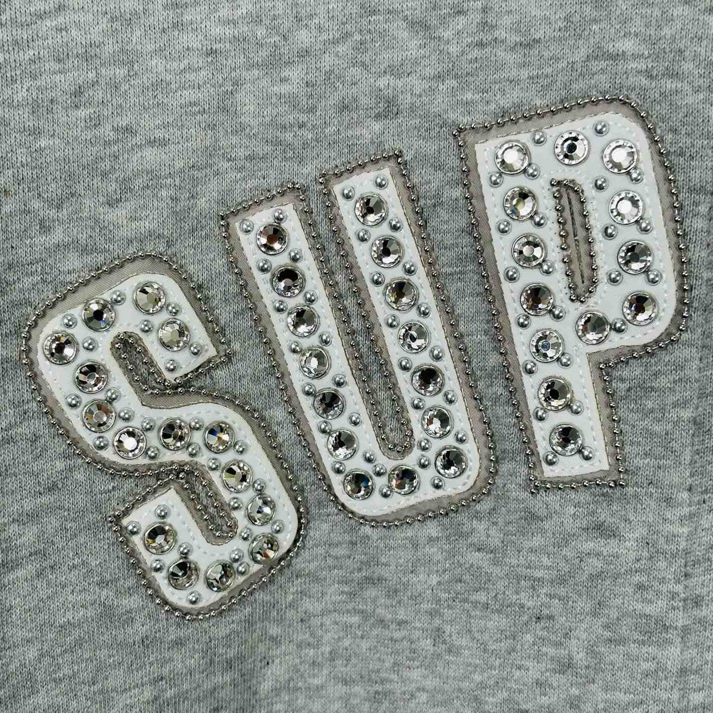 Supreme x B.B. Simon Zip Up Hooded Sweatshirt 'Heather Grey' - FashionPlug