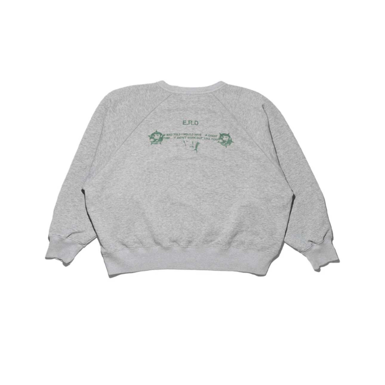 Enfants Riches Déprimés  The Dream That Won't Go Away Raglan Sweatshirt 'Heather Grey' - FashionPlug