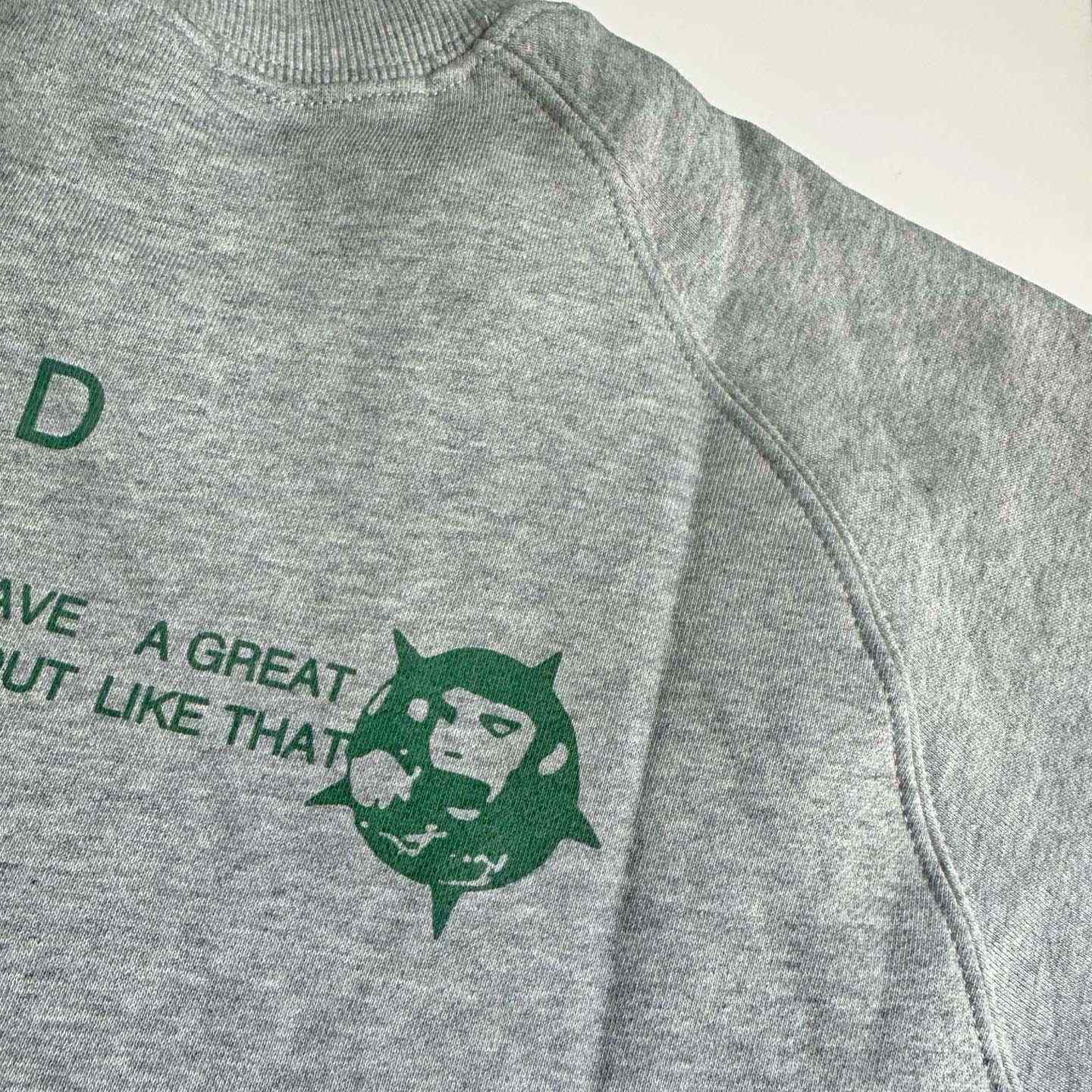 Enfants Riches Déprimés  The Dream That Won't Go Away Raglan Sweatshirt 'Heather Grey' - FashionPlug