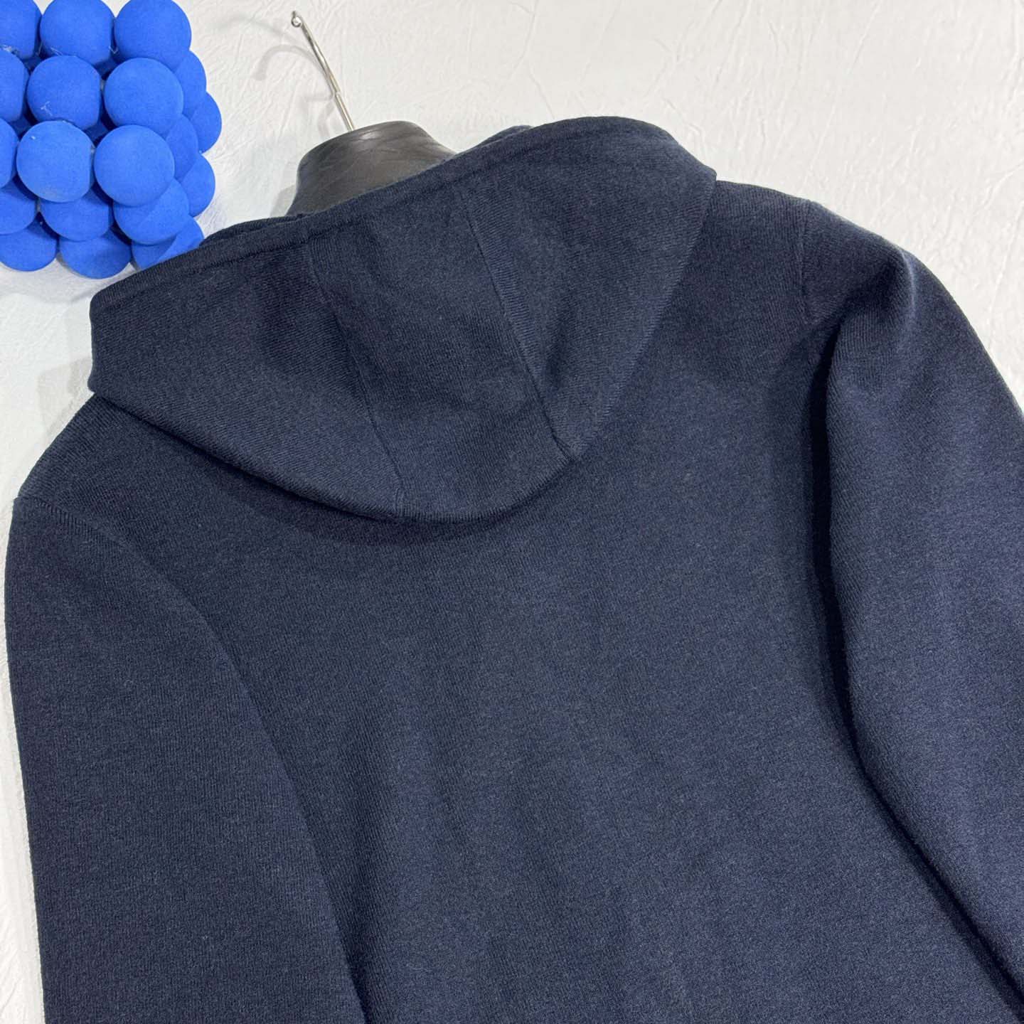 Burberry Cashmere Blend Zip Hoodie - FashionPlug