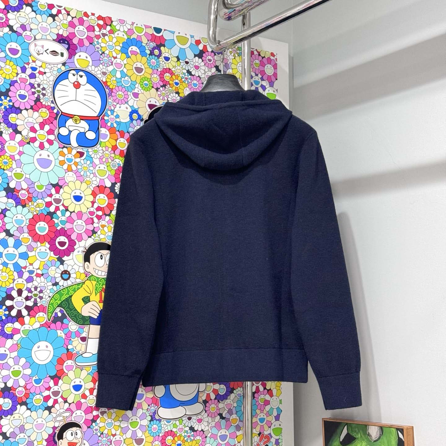 Burberry Cashmere Blend Zip Hoodie - FashionPlug