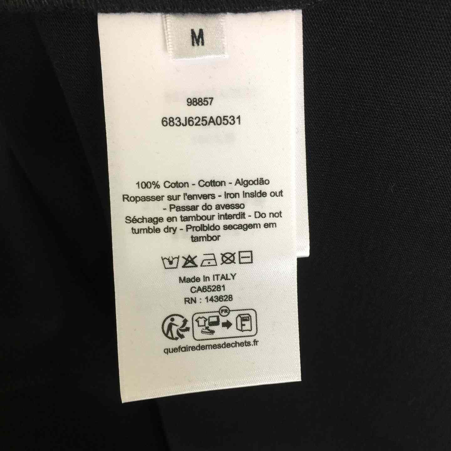 Dior T-Shirt With Dior Clover Embroidery - FashionPlug