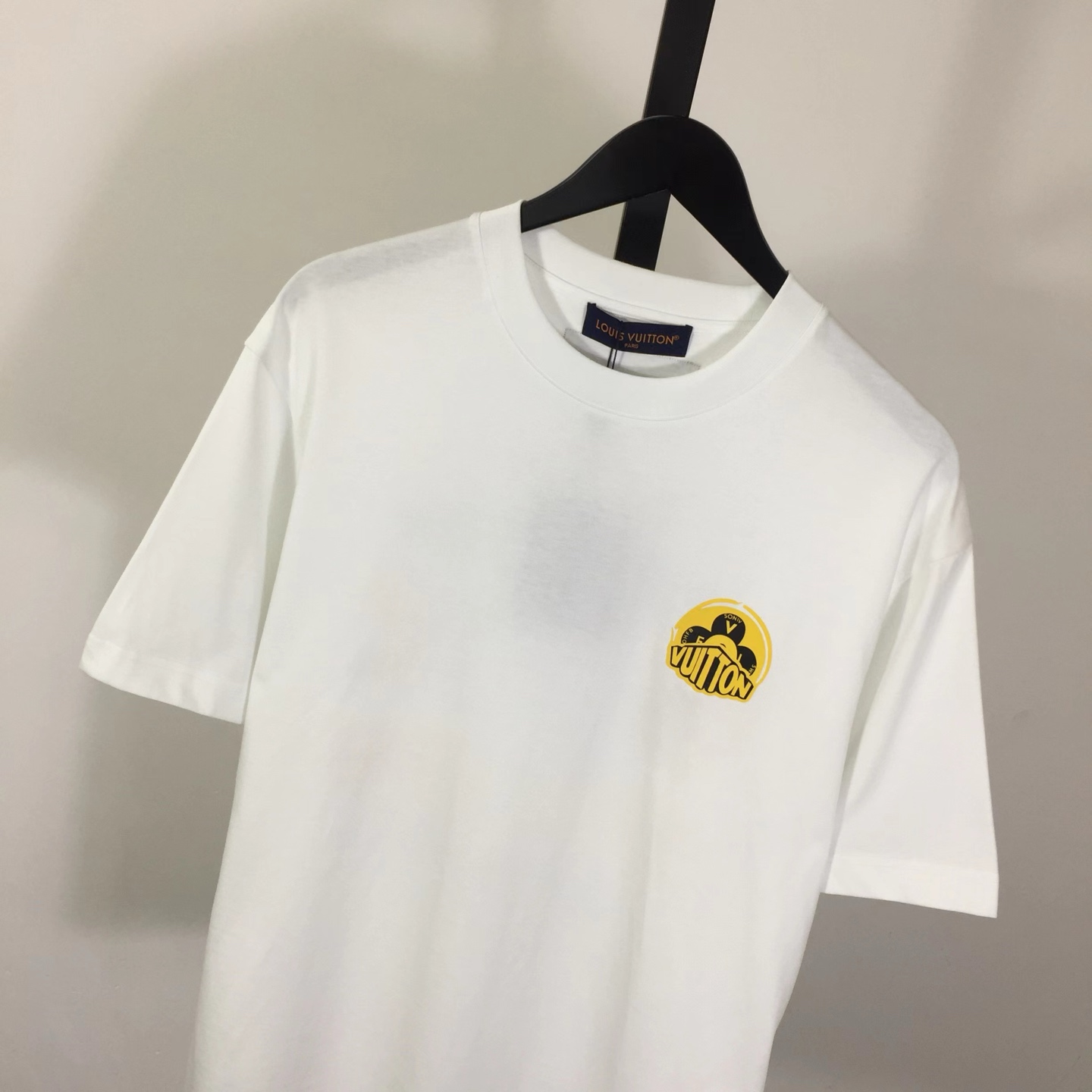 Louis Vuitton T-shirt With Yellow Graphic Logo - FashionPlug