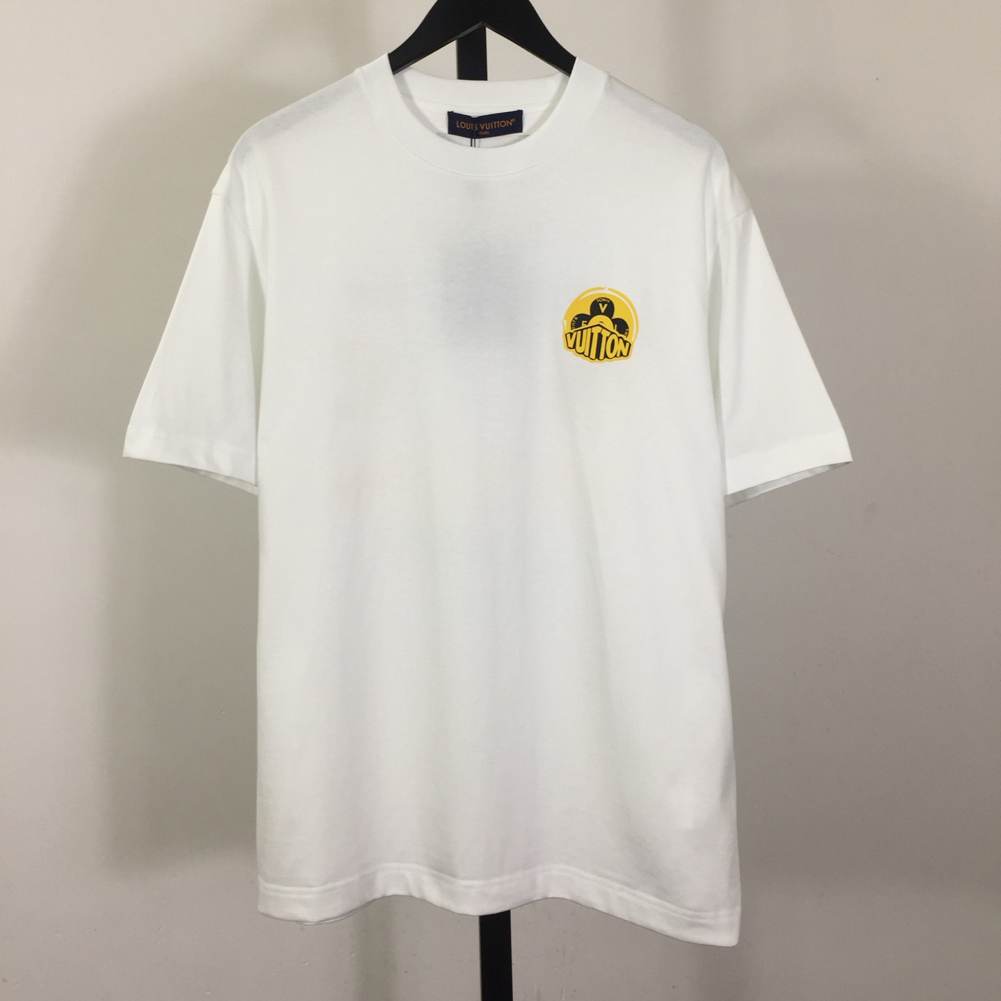 Louis Vuitton T-shirt With Yellow Graphic Logo - FashionPlug