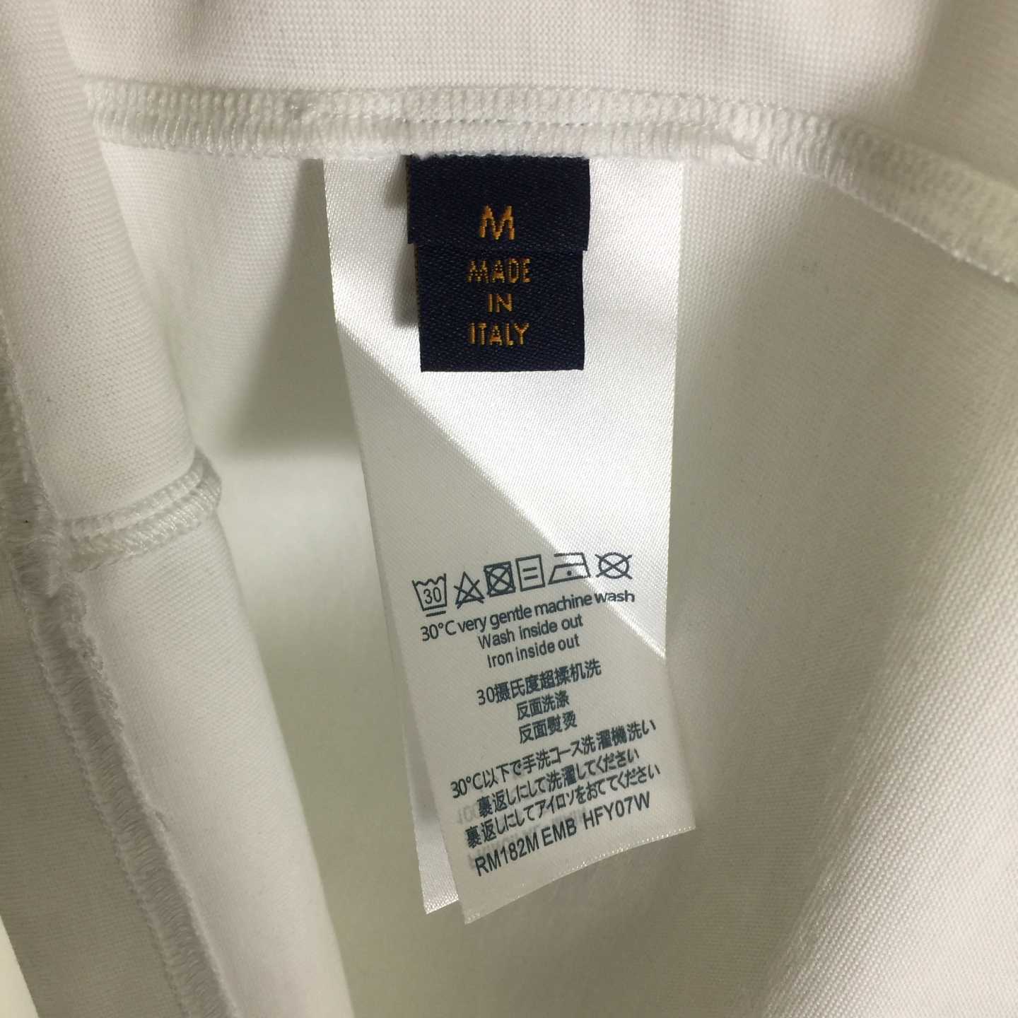 Louis Vuitton T-shirt With Yellow Graphic Logo - FashionPlug