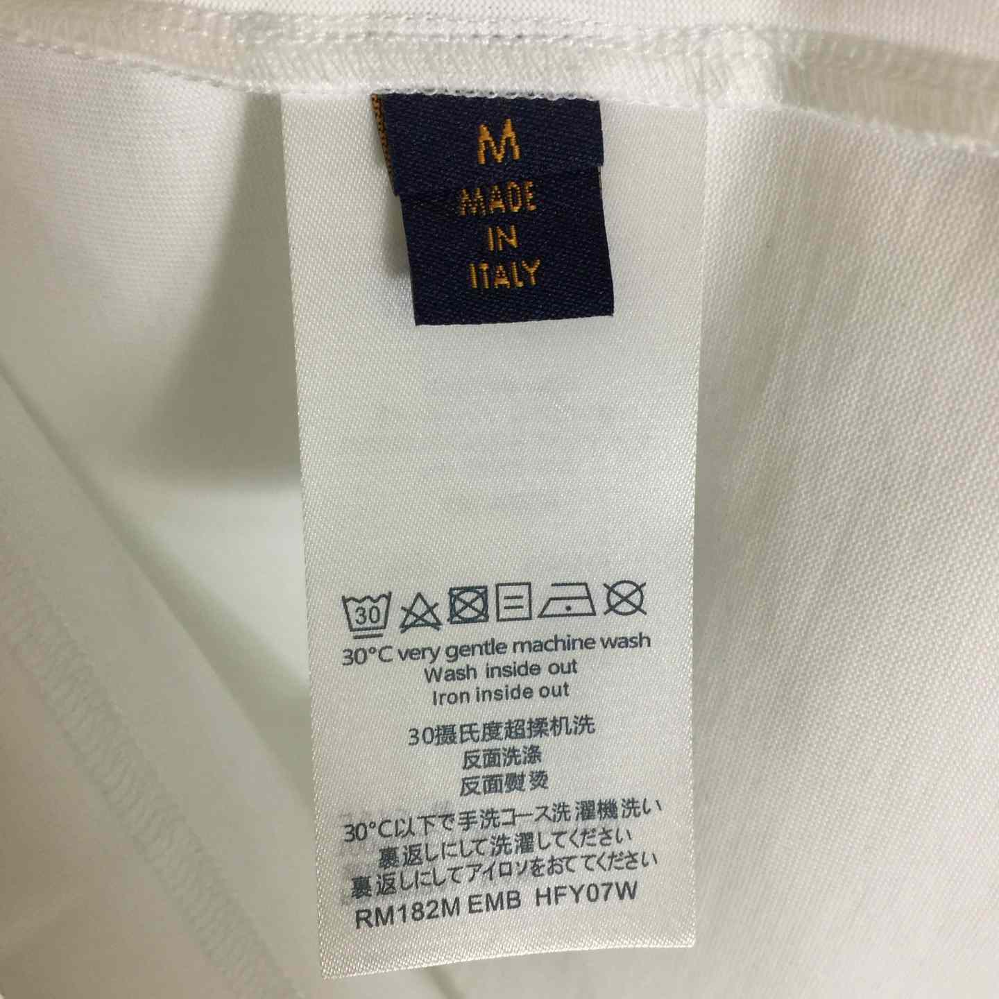 Louis Vuitton Cotton T-shirt Featuring Pink LV Logo Graphic On The Chest - FashionPlug