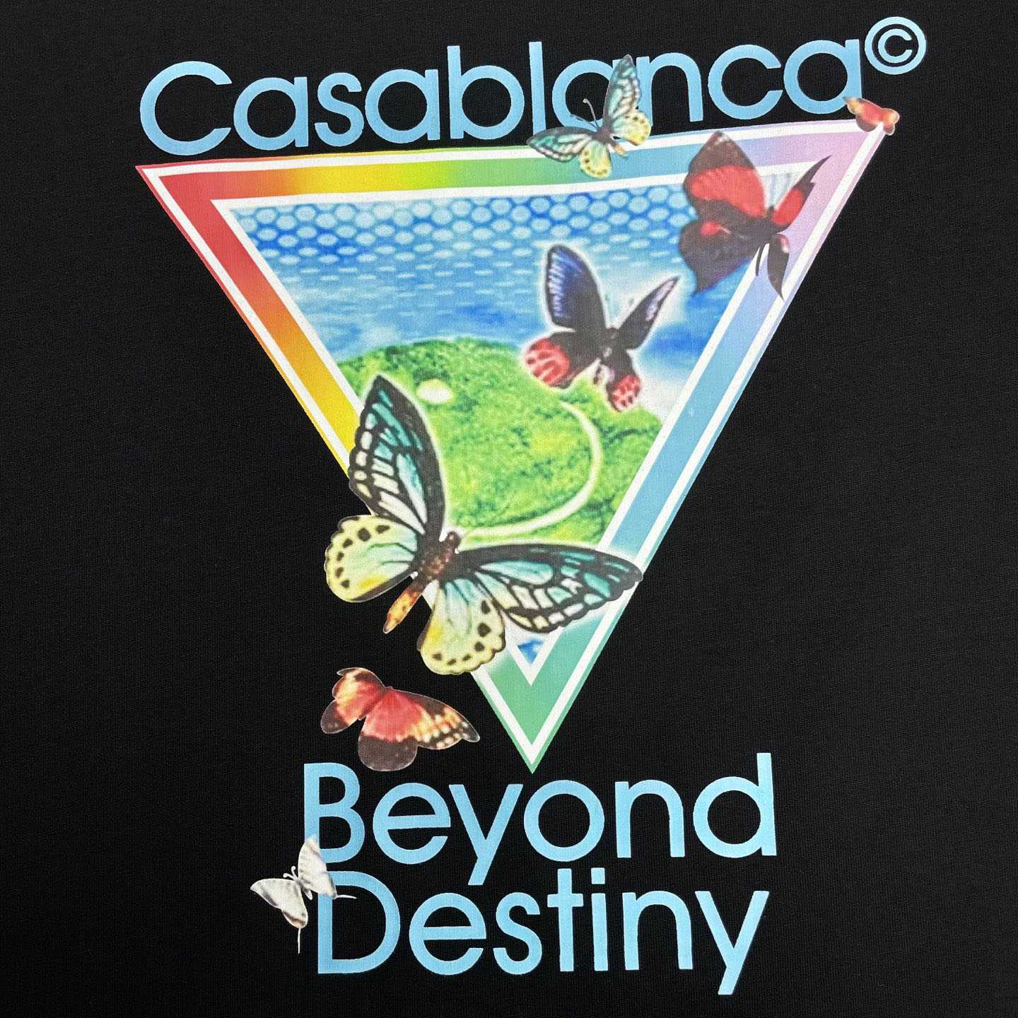 Casablanca Tennis Club Beyond Destiny Short Sleeve T‑Shirt C1133 - FashionPlug